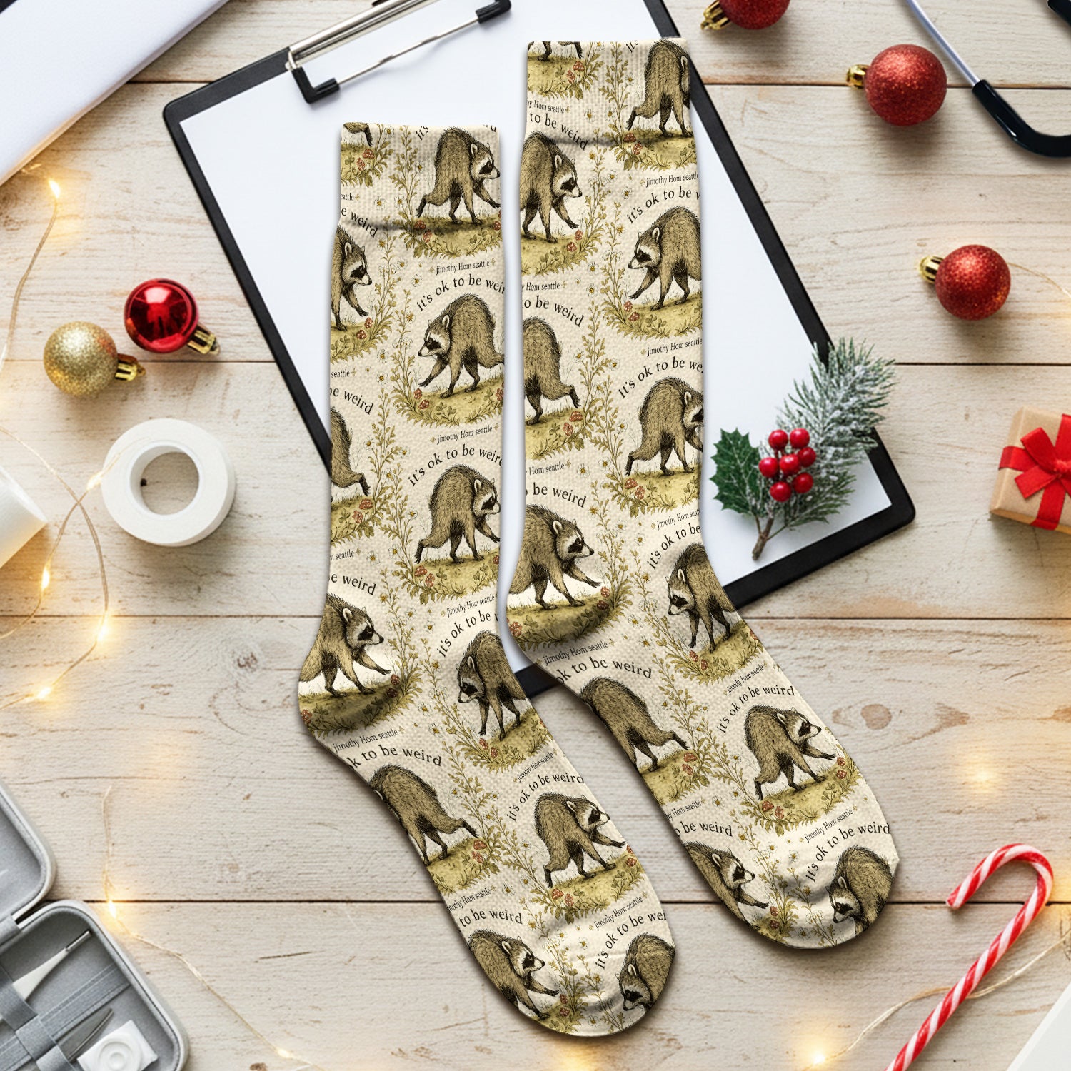 It's OK To Be Weird with Jimothy Socks, Adult Socks for Men and Women