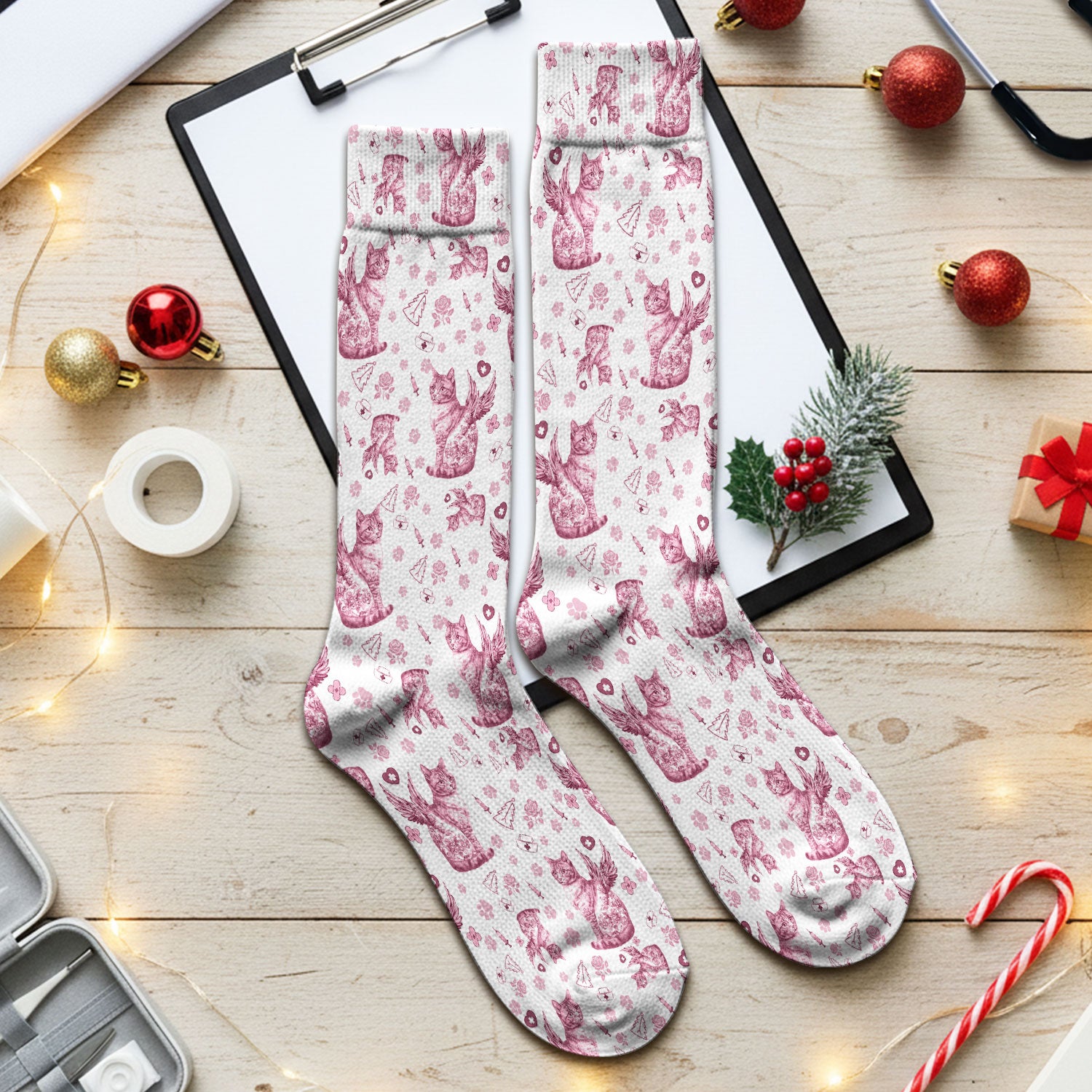 Socks for Nurse Doctor - Adult Socks for Men and Women - Breathable Fabrics Medical Uniform