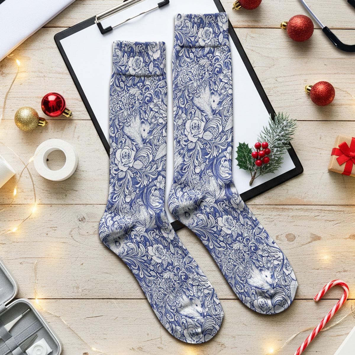Niedliche Jimothy Waschbär-Socken mit Herzchen, Socken für Damen und Herren
