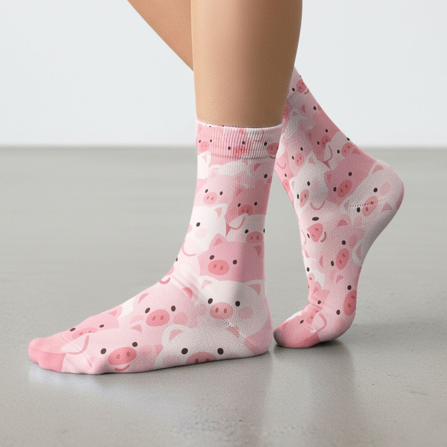 Cute Pig Nursing Scrub Socks, Comfortable Scrubs For Nurses