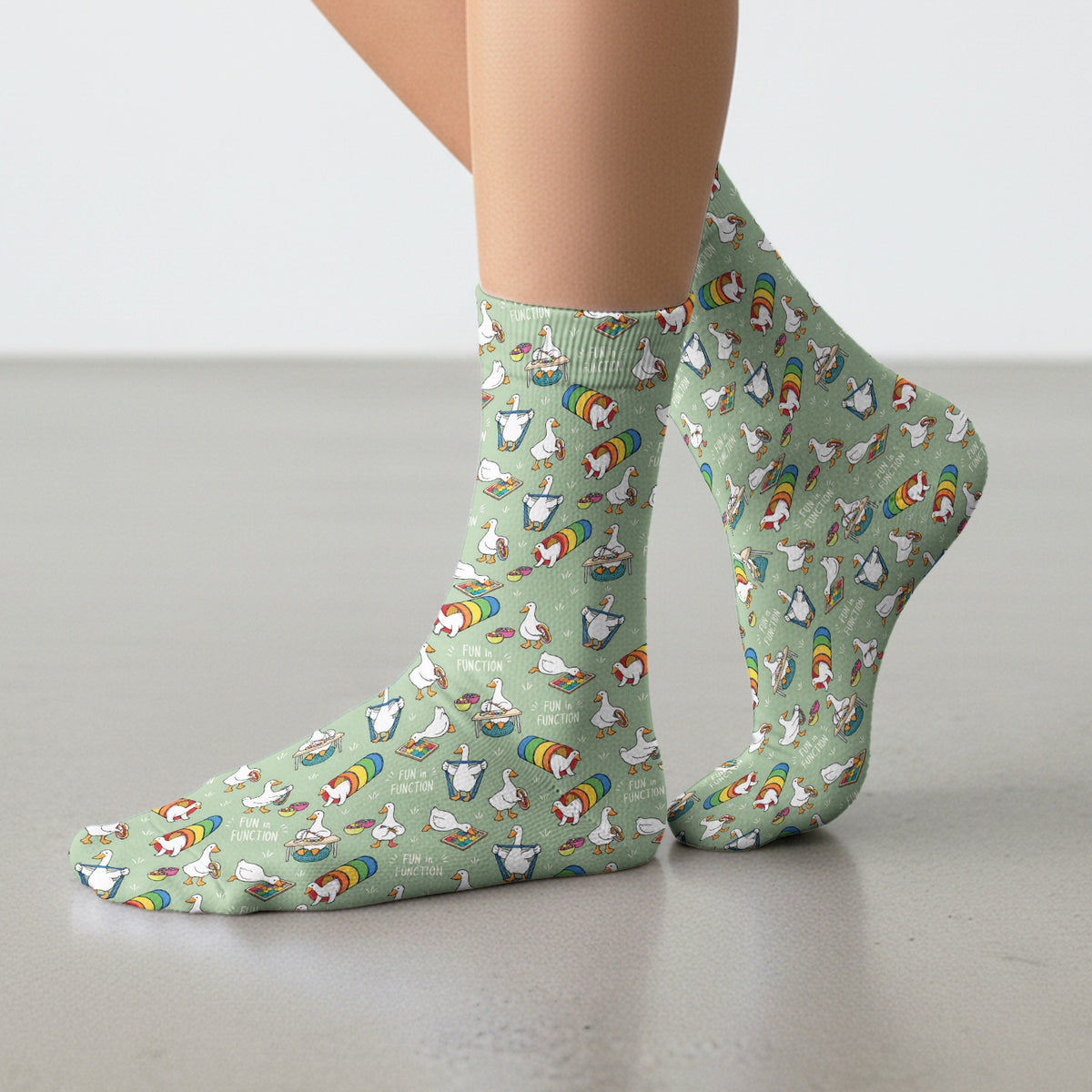 Niedliche Socken mit Erdbeer-Bienen-Gänseblümchen-Muster, Socken für Krankenschwestern und Ärzte