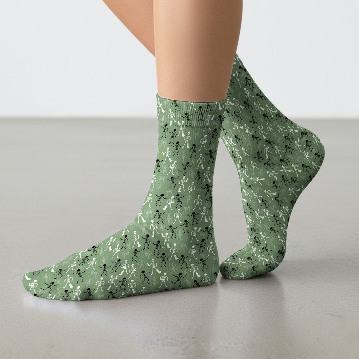 Halloween Orthopedic Skeleton Socks, Socks for Orthopedic Nurses