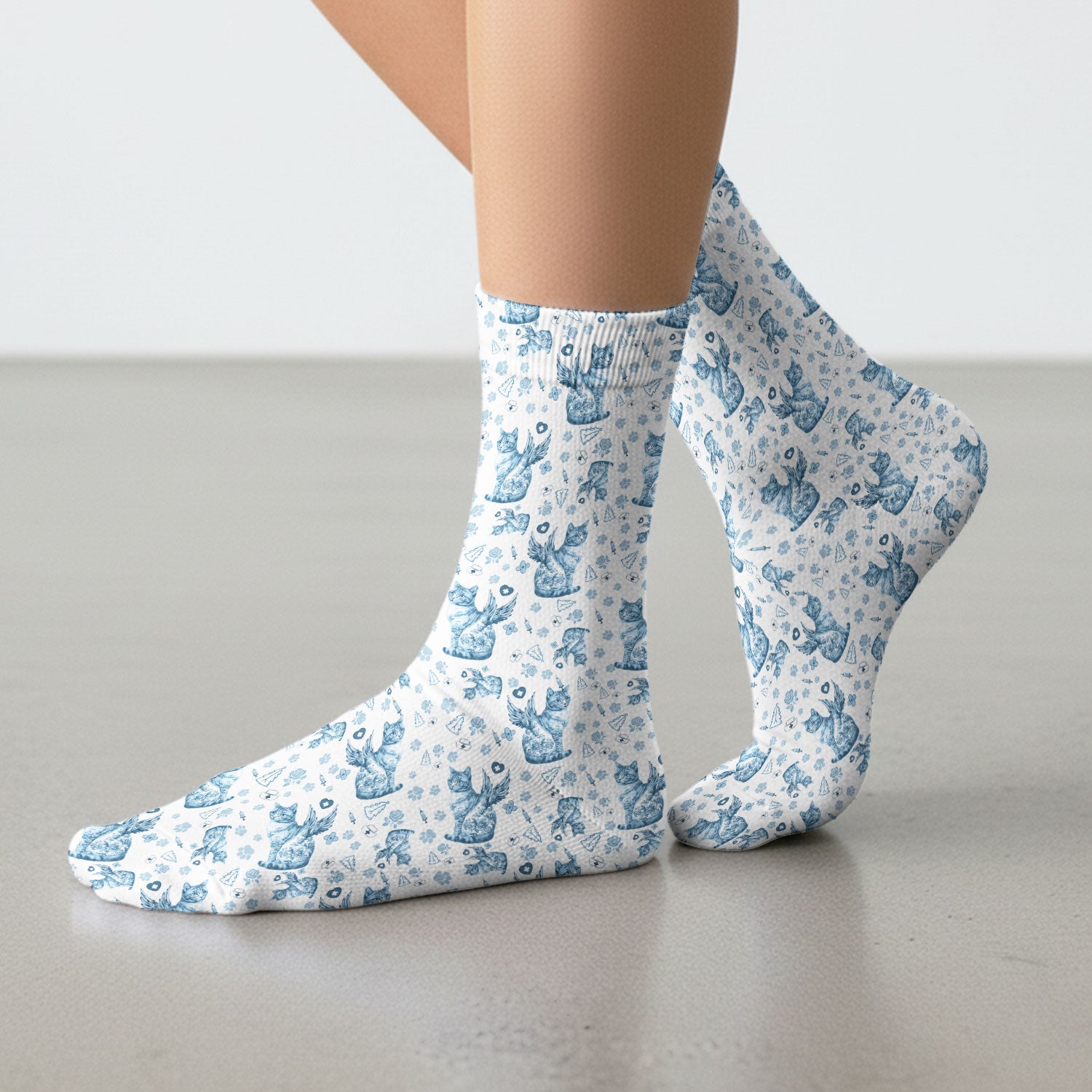 Socks for Nurse Doctor - Adult Socks for Men and Women - Breathable Fabrics Medical Uniform
