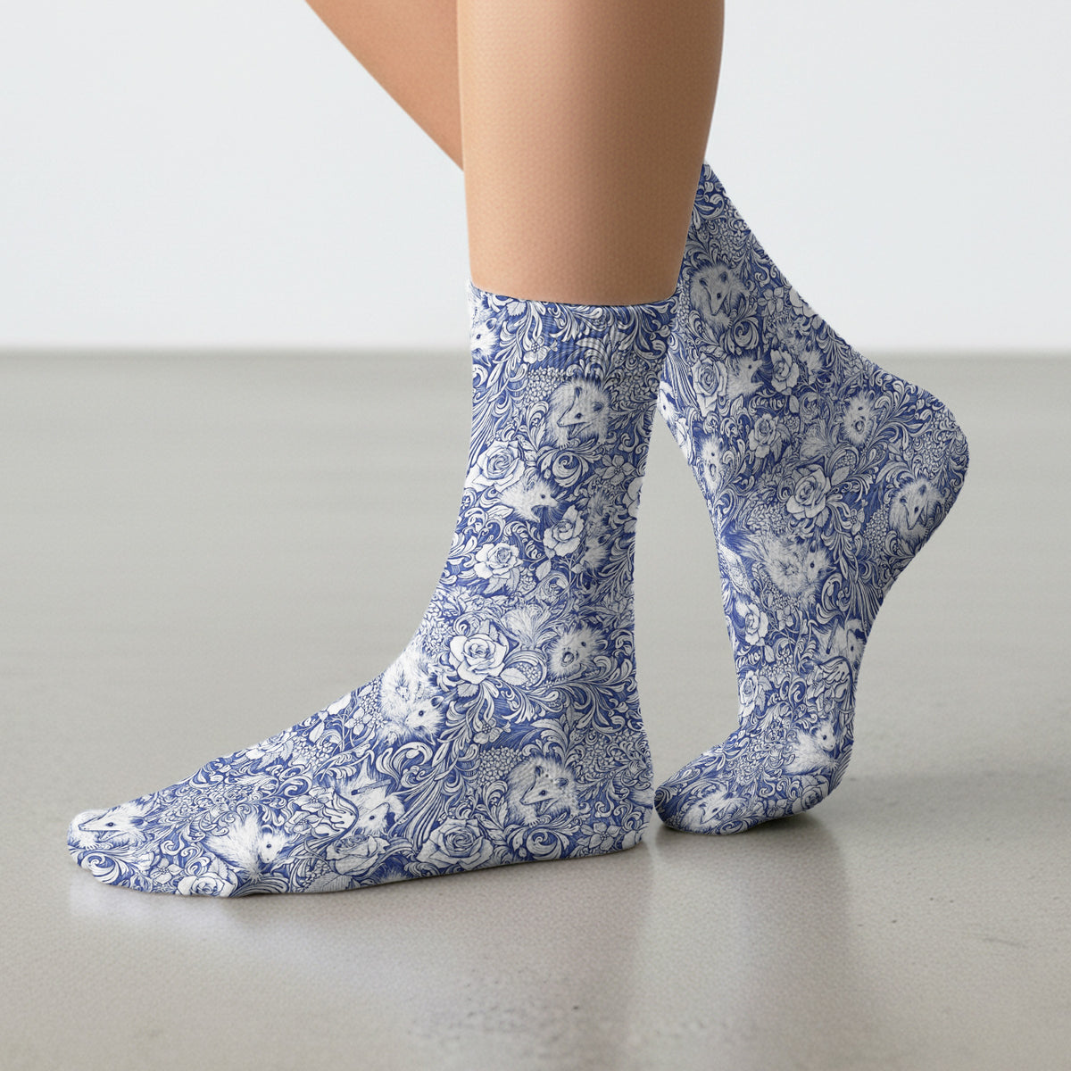 Niedliche Jimothy Waschbär-Socken mit Herzchen, Socken für Damen und Herren
