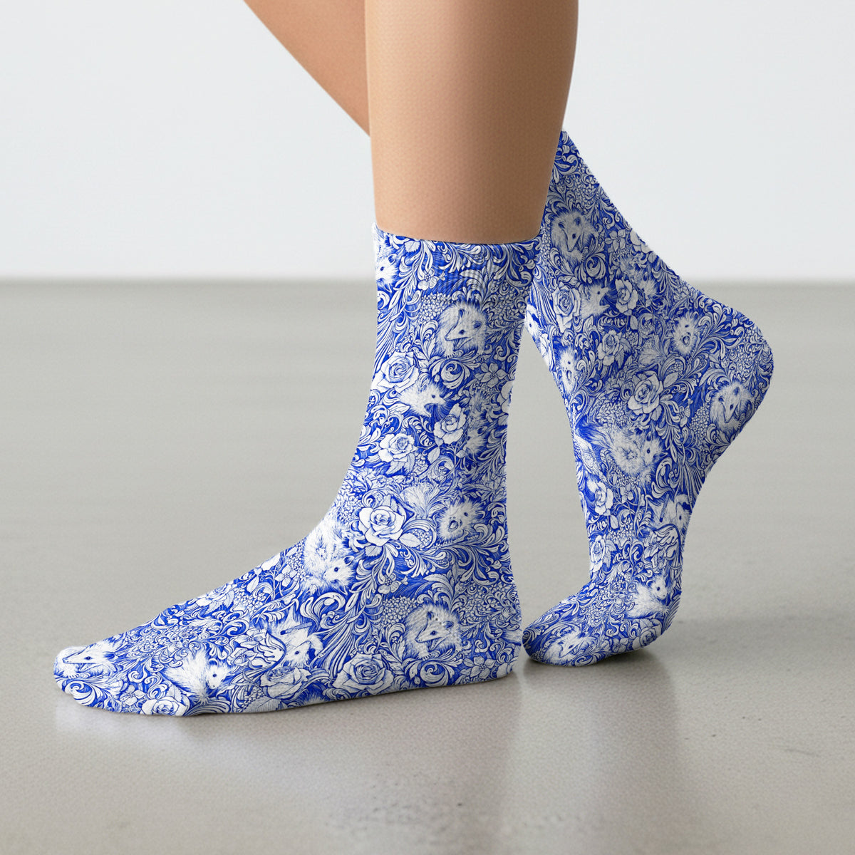 Niedliche Jimothy Waschbär-Socken mit Herzchen, Socken für Damen und Herren
