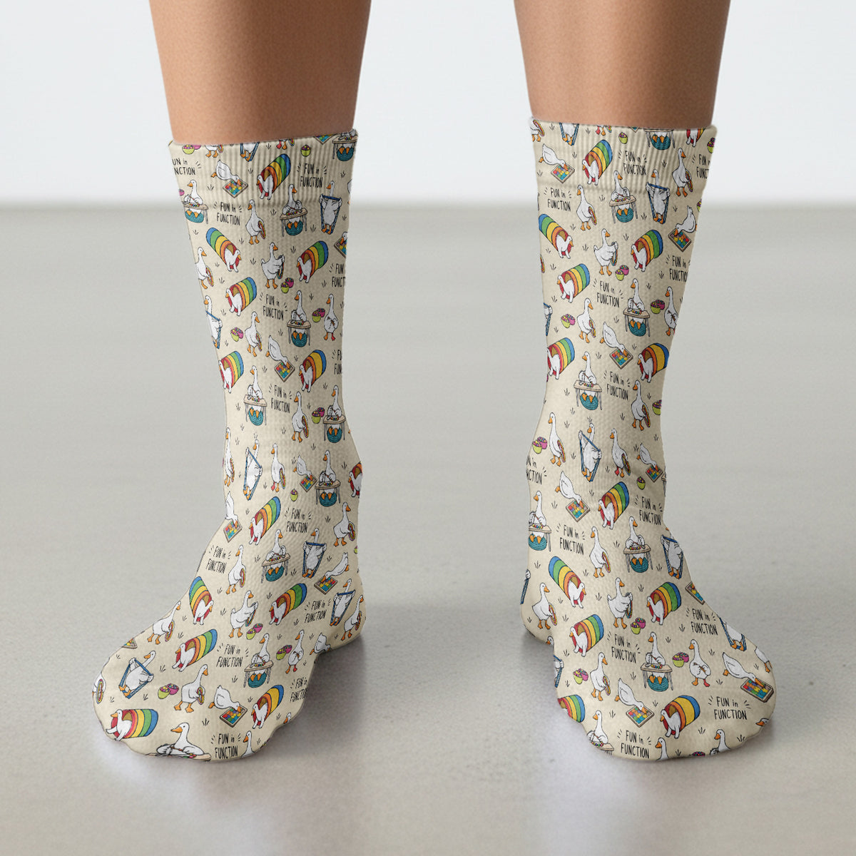 Niedliche Socken mit Erdbeer-Bienen-Gänseblümchen-Muster, Socken für Krankenschwestern und Ärzte