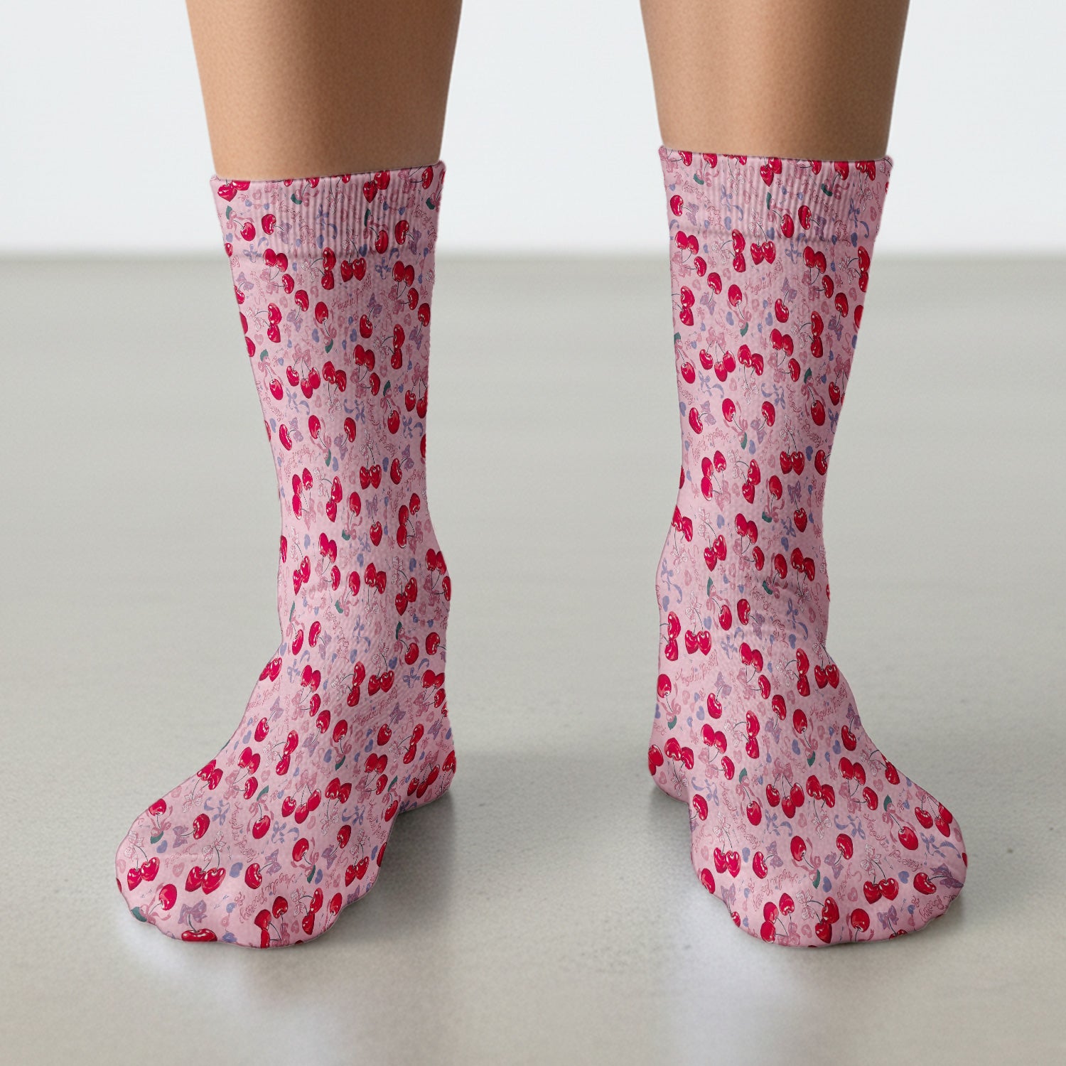 Cherry Blossom Scrub Socks, Sweet Pink Nursing Uniform For Women