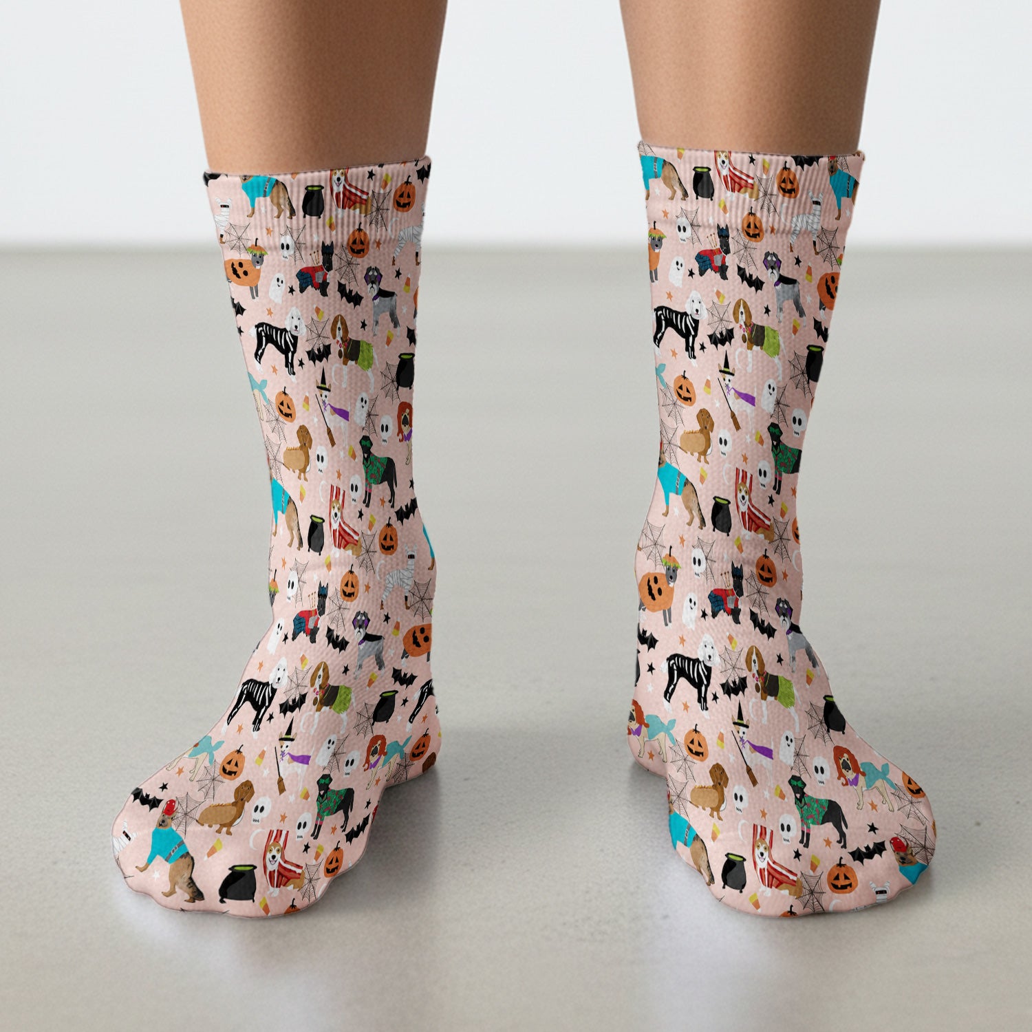 Halloween Costume Dogs Socks, Adult Socks for Men and Women