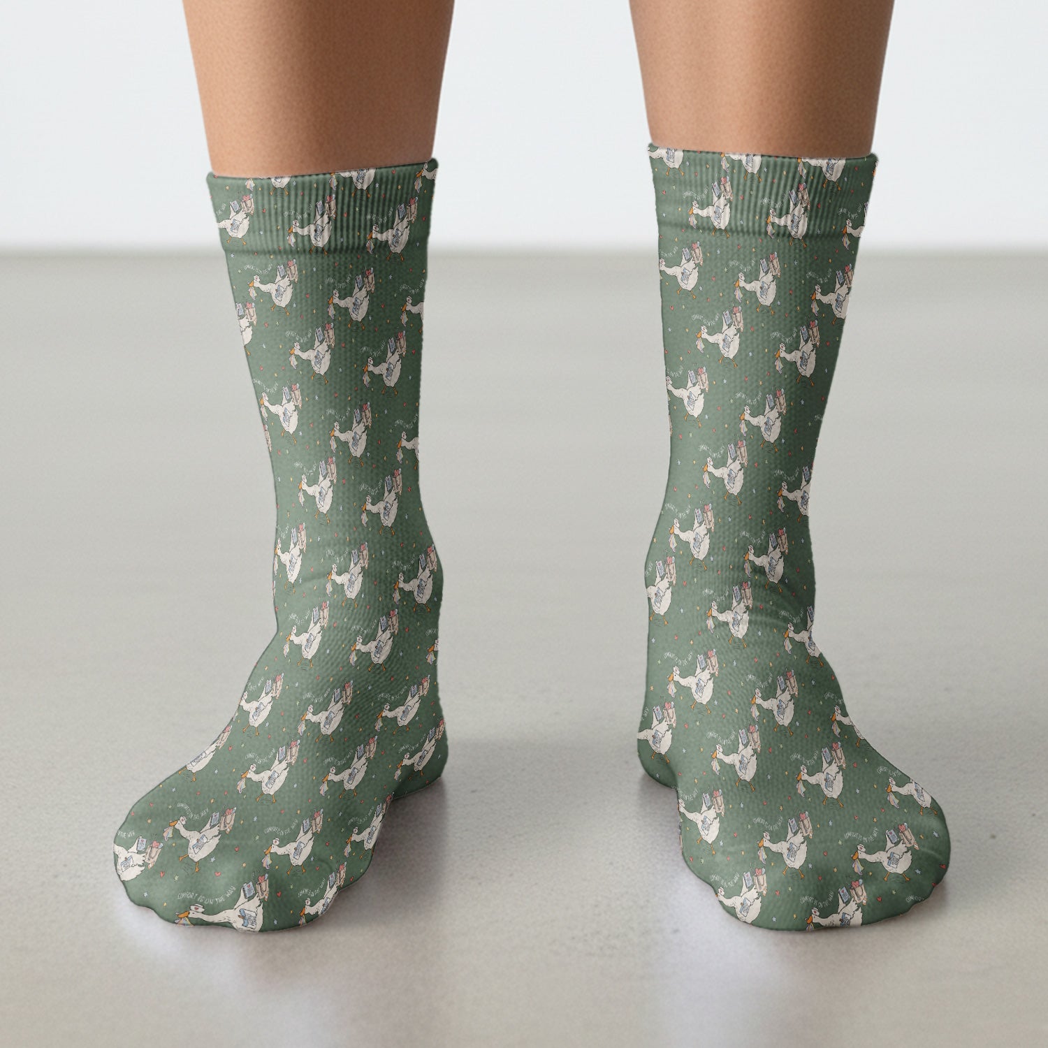Cute Comfort Is On The Way Goose Socks, Adult Socks for Men and Women