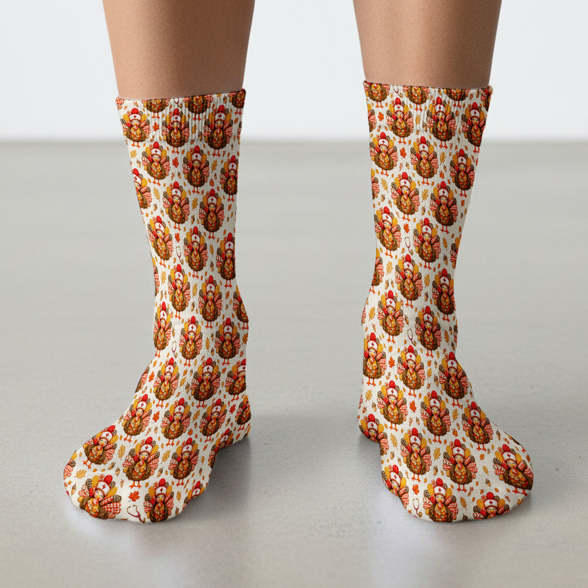 Bunte Socken mit Neongesichtern von Katzen, Socken für Damen und Herren