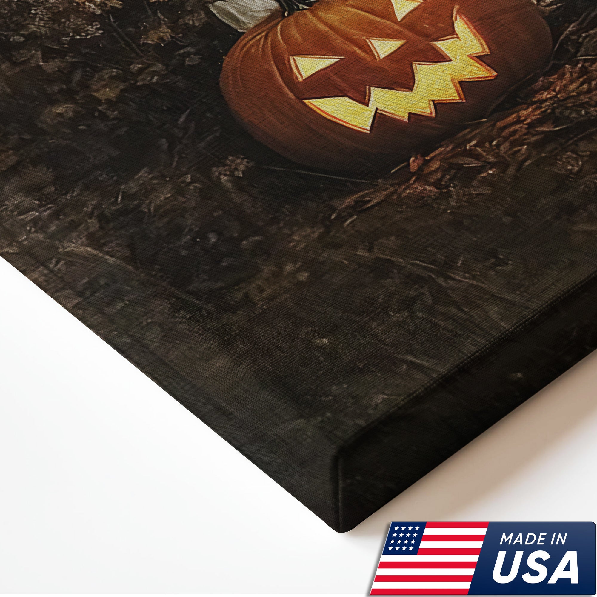 Halloween Nurse Ghost Canvas, Spooky Pumpkin Black Cat Wall Art, RN LPN CNA Gift