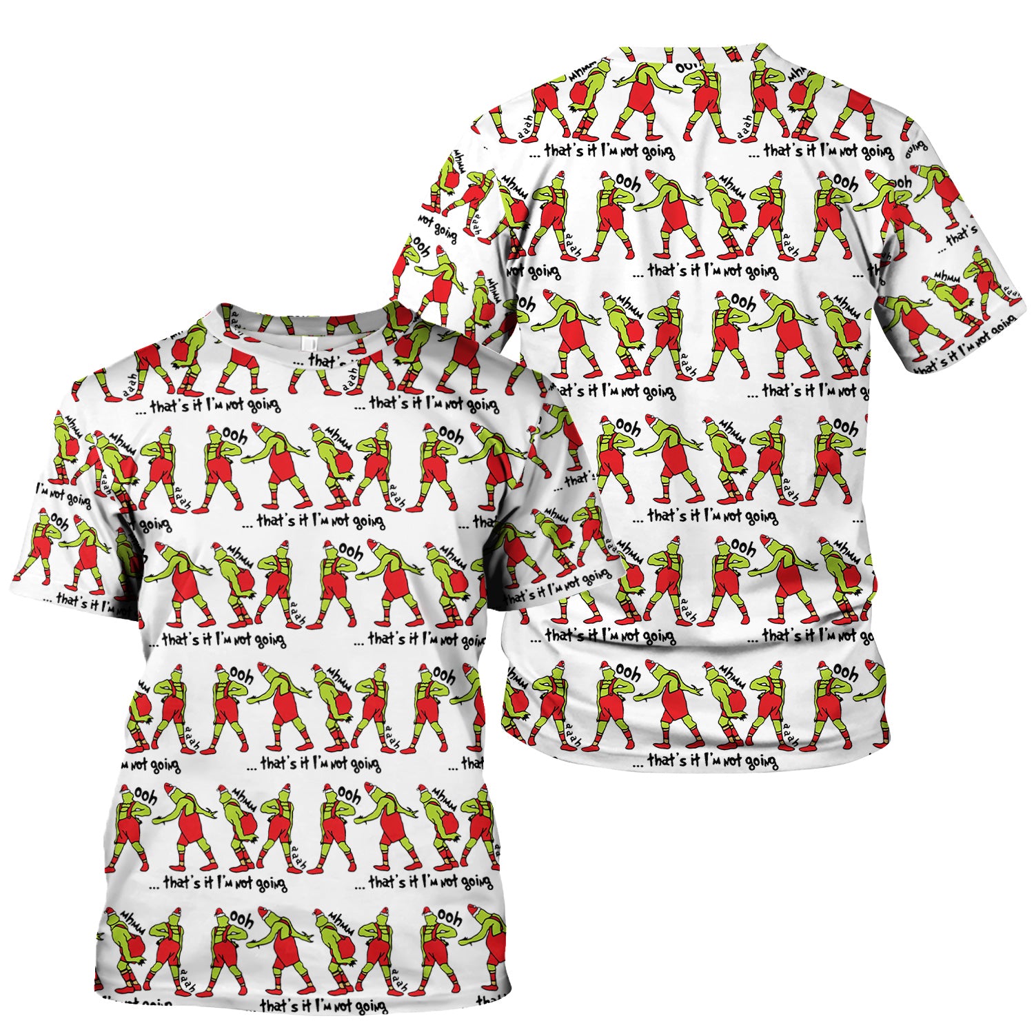 Funny Grinch Nurse Scrub Top - That’s It I’m Not Going RN LPN CNA Gift - Nurse Appreciation Gift
