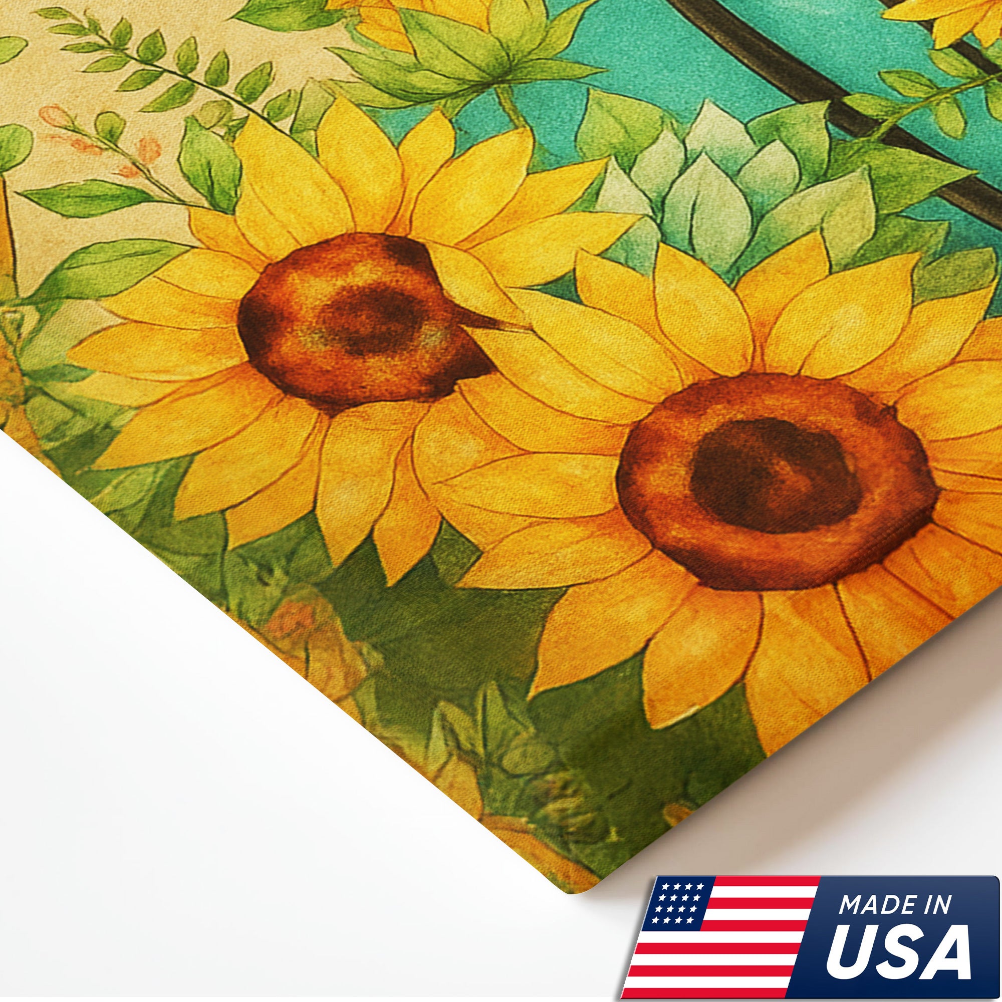Nurse Crown Canvas Wall Art, Inspirational Healthcare Worker Gift, Sunflower Medical Office Home Decor