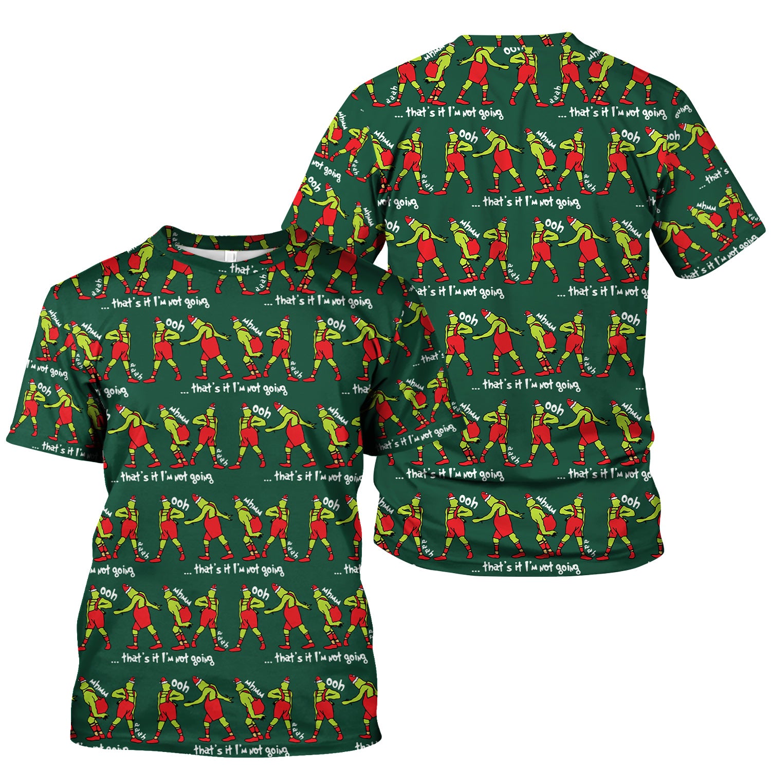 Christmas Nurse Scrub Top - Funny Grinch Shirt for Women - RN LPN CNA Healthcare Workers Gift