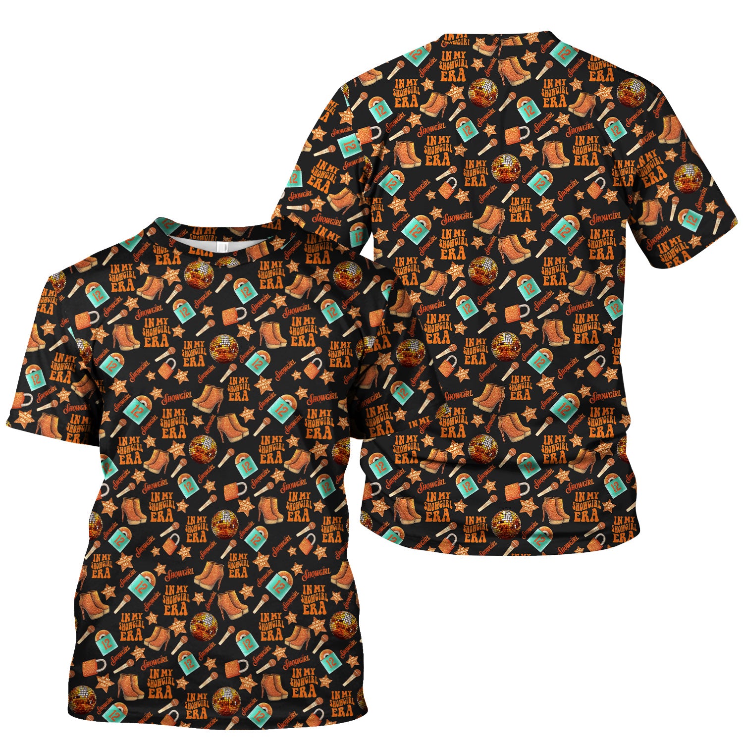 Funny Nurse Life Shirt - Women's Showgirl & TS12 Orange Graphic Tee - Gift for RN LPN CNA & Healthcare Workers