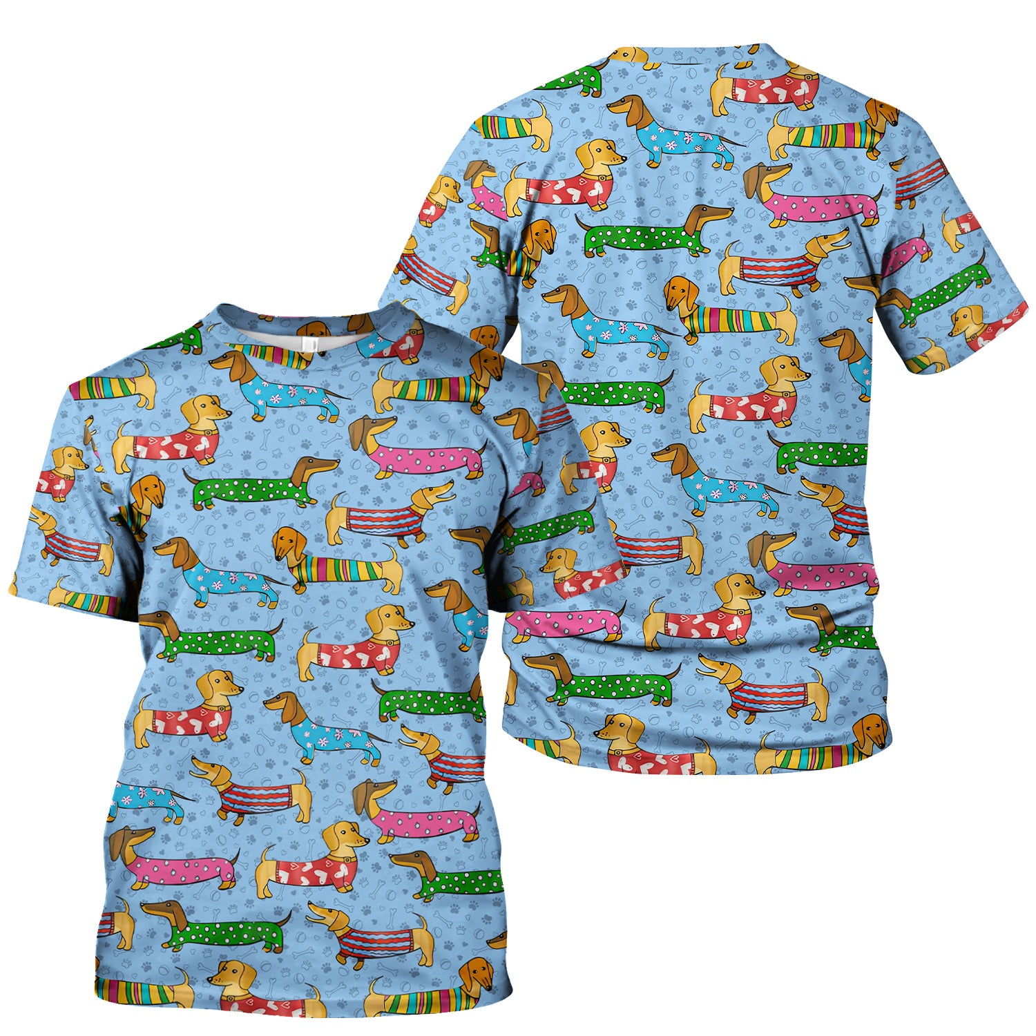 Dachshund Dog Scrub Top - Funny Animal Lover Scrubs For Women - RN LPN CNA Healthcare Workers Gift