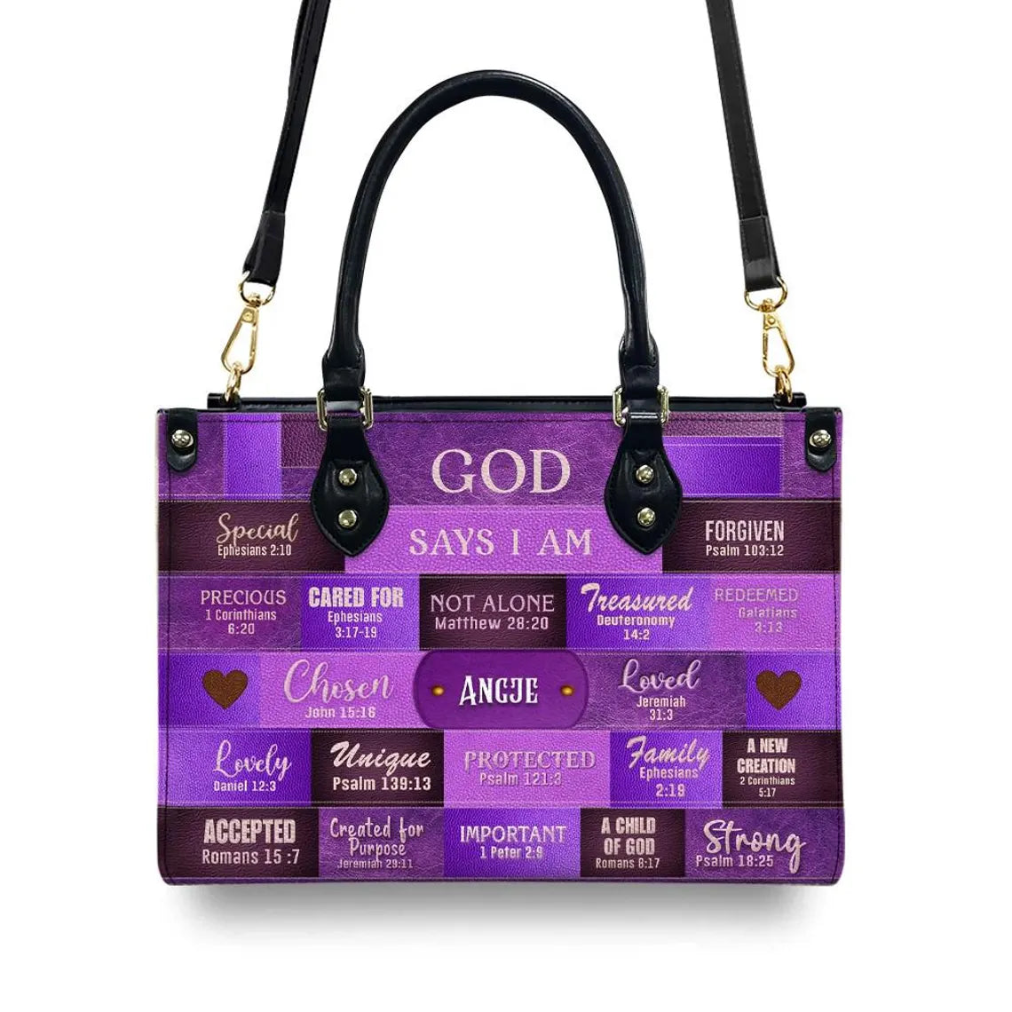 Custom Nurse Leather Handbag for Women, Nurse Life Affirmations Handbag Multiple Color Options, CNA RN LPN Healthcare Worker Gift