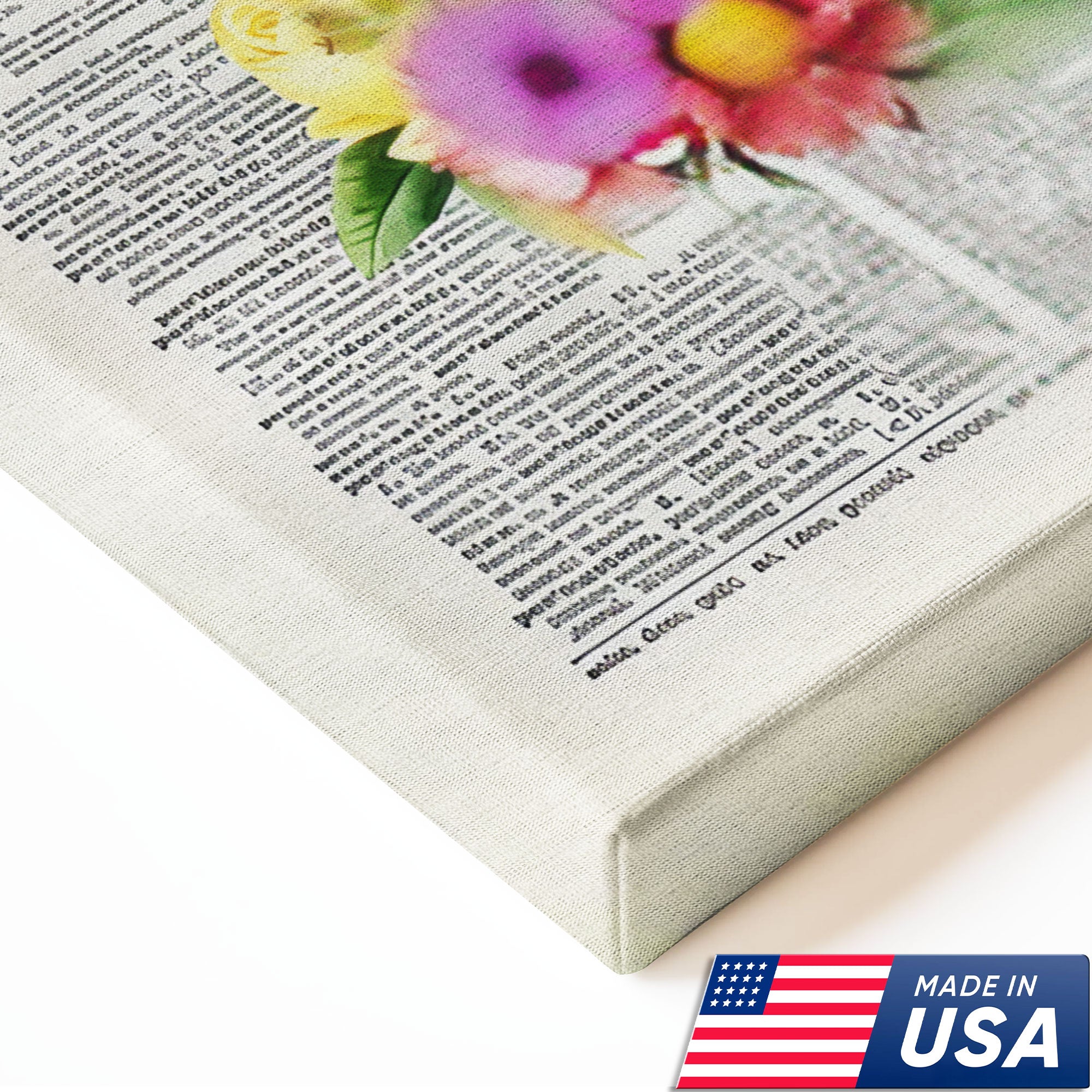 Floral Human Anatomy Nurse Canvas Wall Art, Medical Office Decor