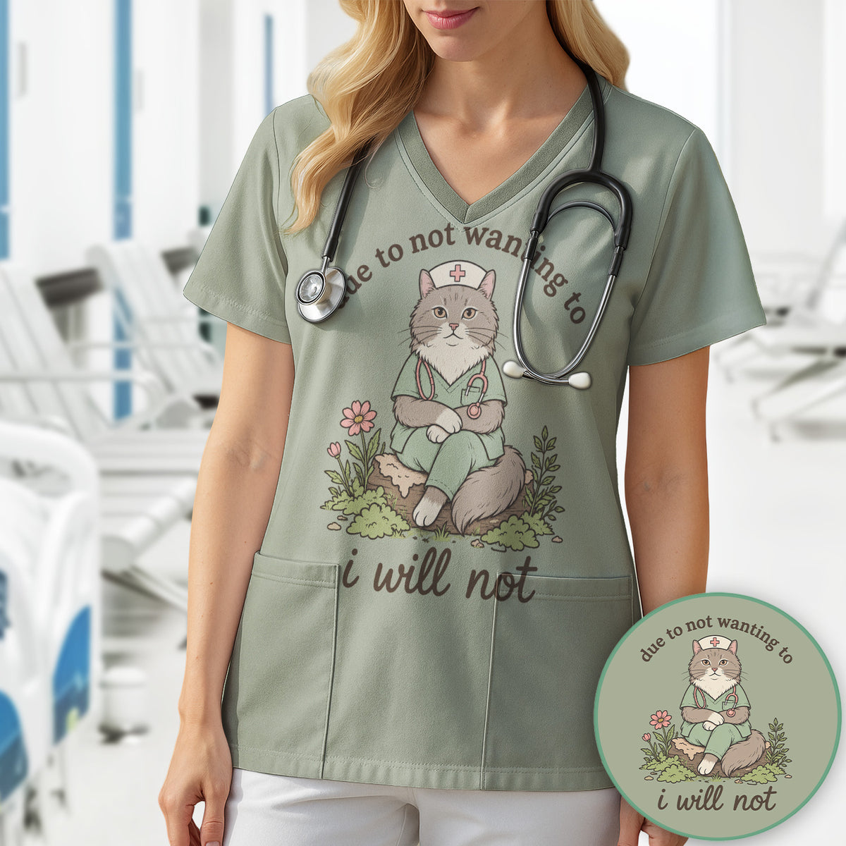 Due to Not Wanting to I Will Not T-Shirt