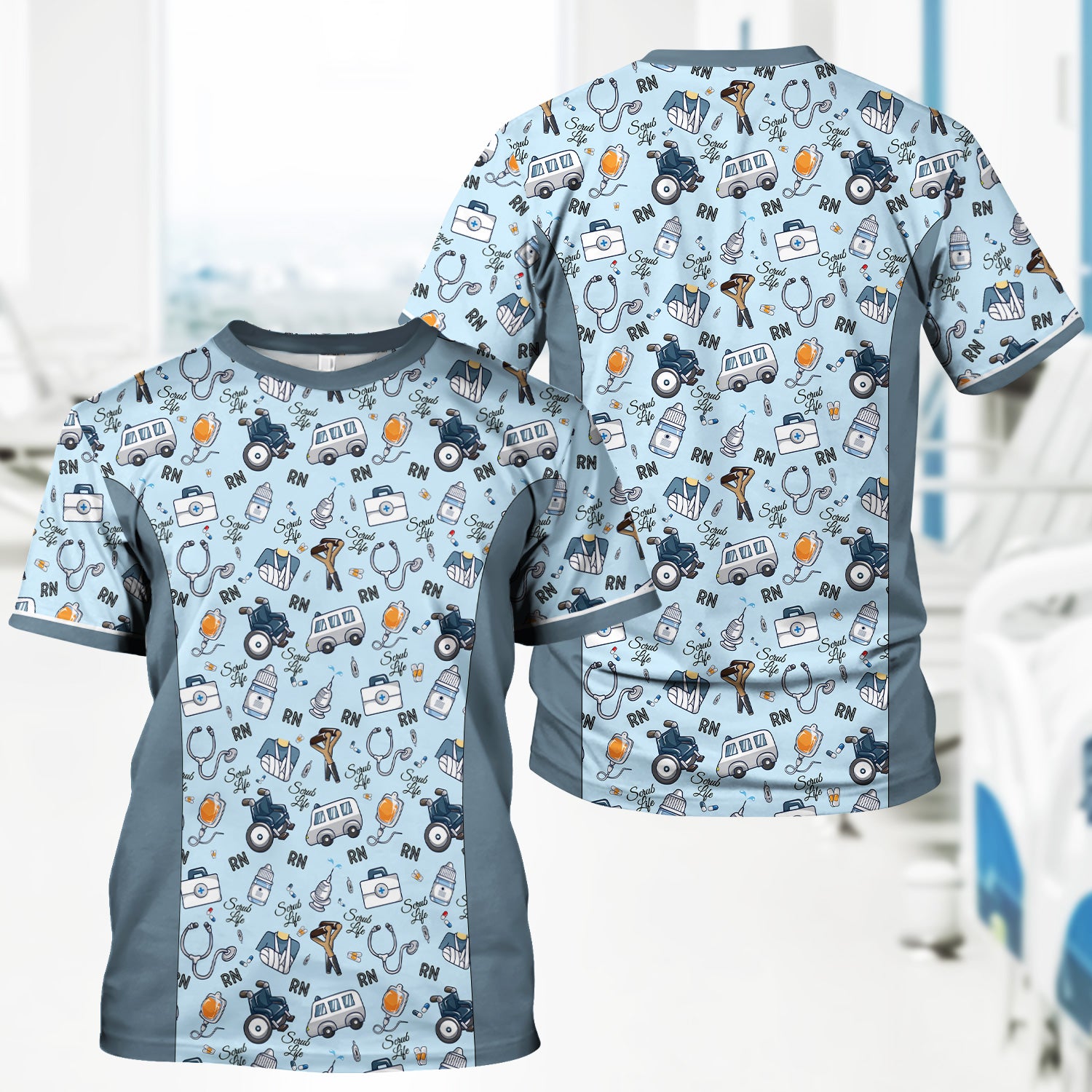 Personalized Nurse Life Shirt for Women - Cute Stethoscope Medical Graphic Tee - Gift for RN, CNA, LPN, Healthcare Worker