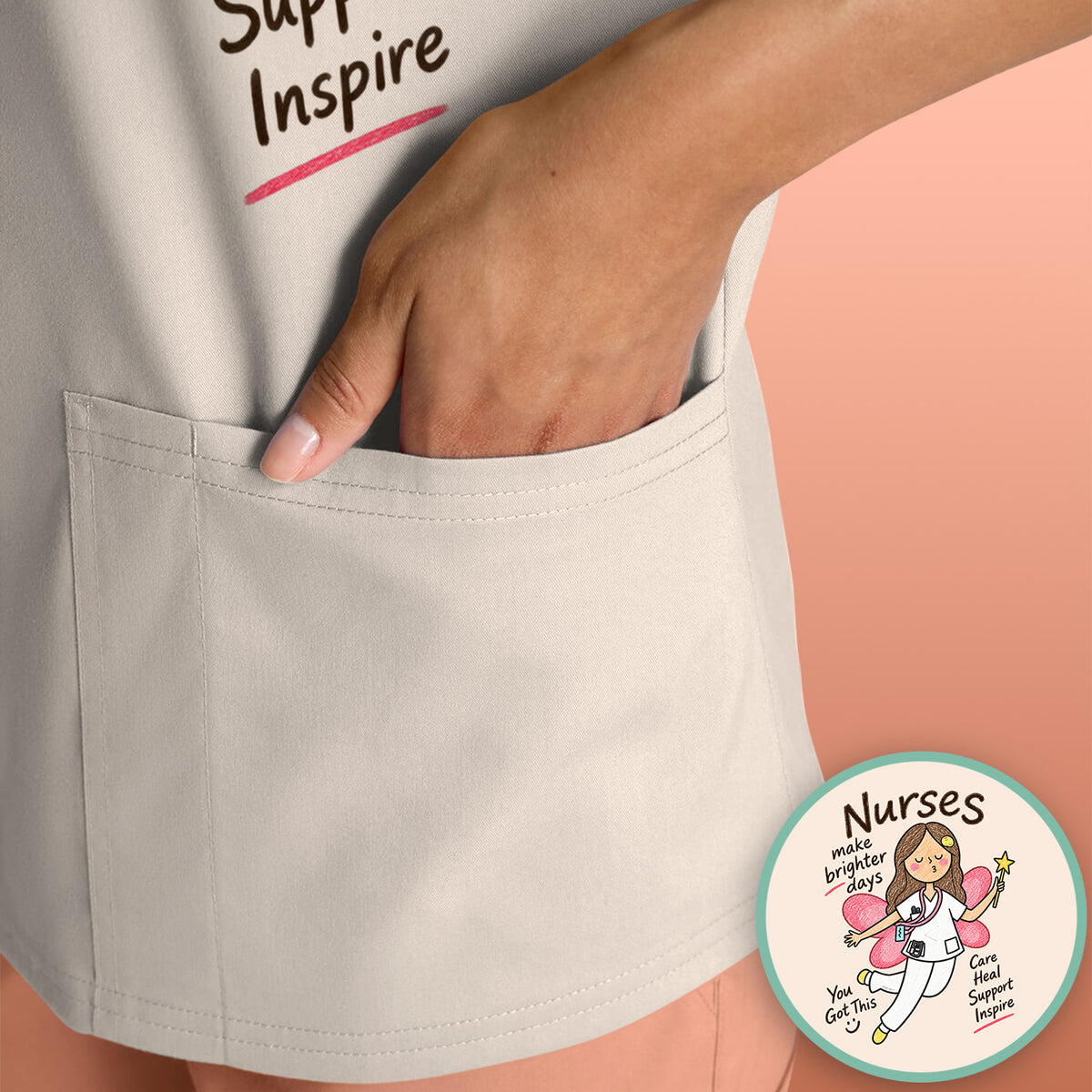 Nurses Make Brighter Days Fairy T-Shirt