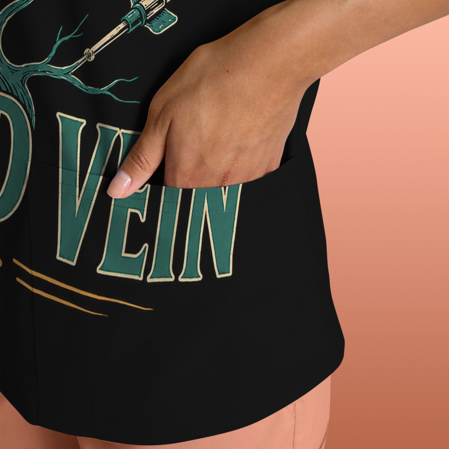 "You Had Me At Good Vein" Funny Nurse Scrub Top, Comfortable Scrubs for Nurses