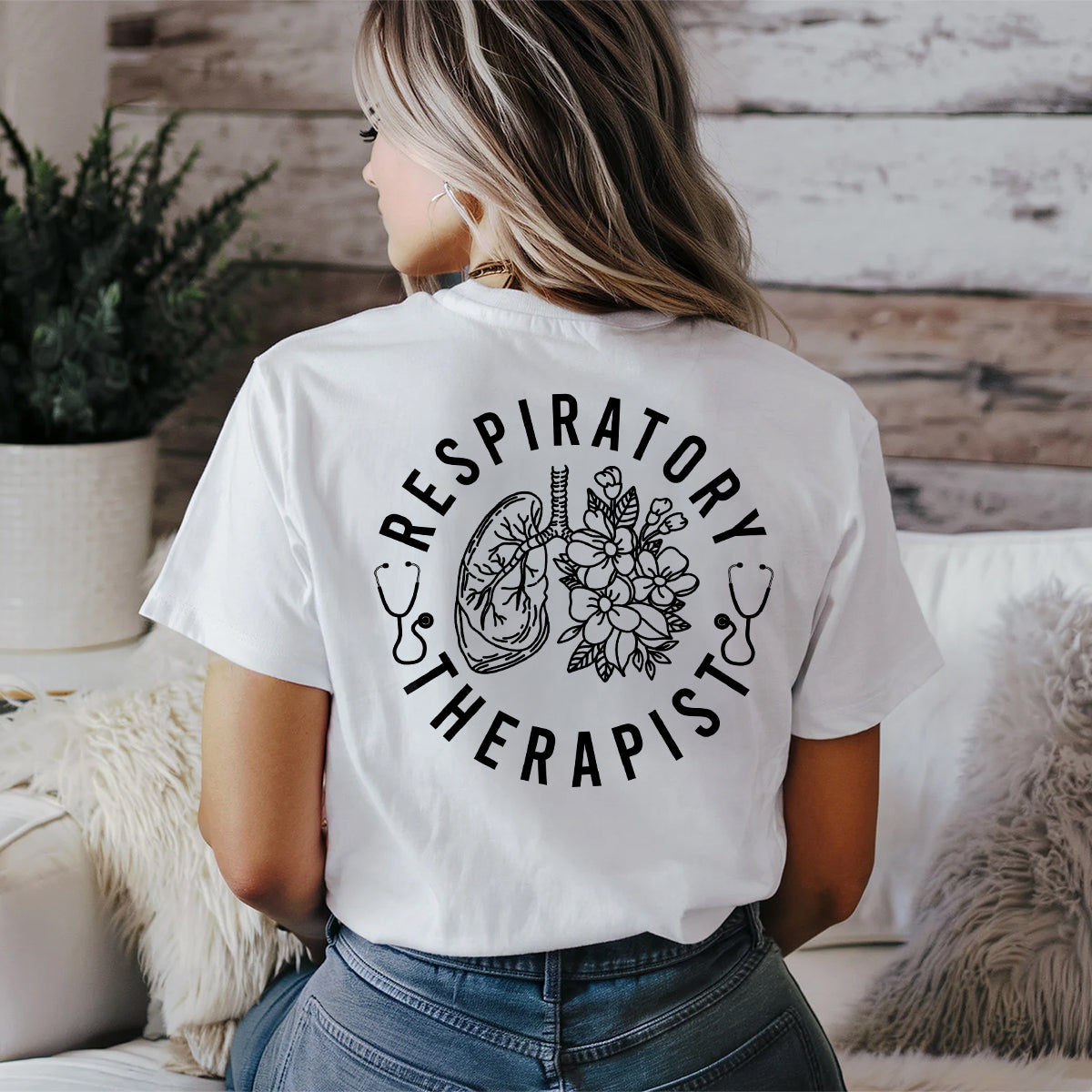 Personalized Respiratory Therapist T-Shirt – Custom Medical Worker Gift – Cute Profession Shirt for Nurses & RTs