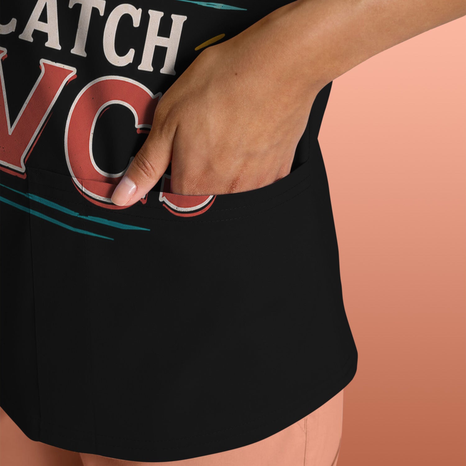 I Don't Catch Feelings I Catch PVCs Pattern Scrub Top, Comfortable Scrubs for Nurses