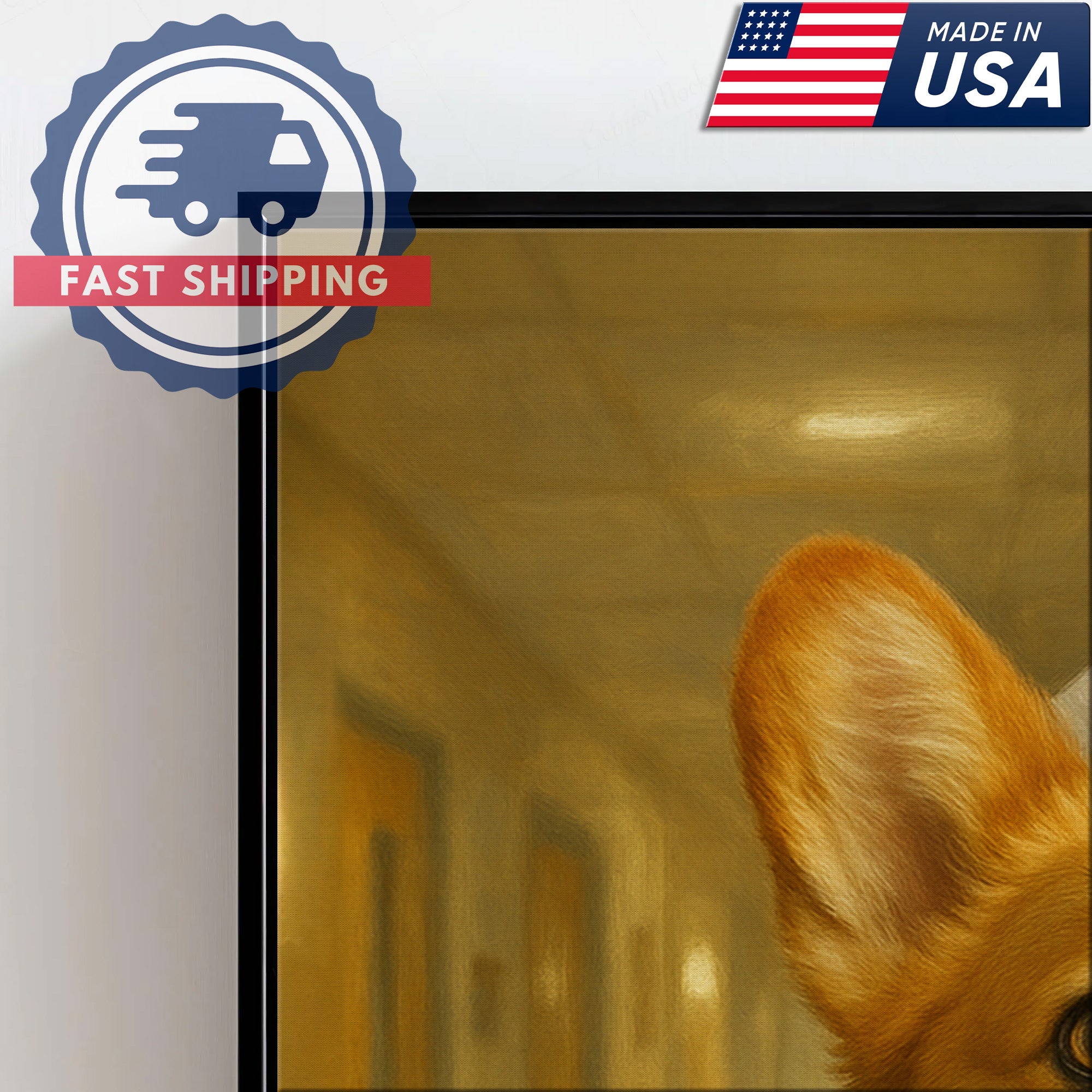 Funny Corgi Nurse Canvas, Cute Nurse Poster Wall Art For Clinic, Nursing Gift For RN, Corgi Nurse Poster