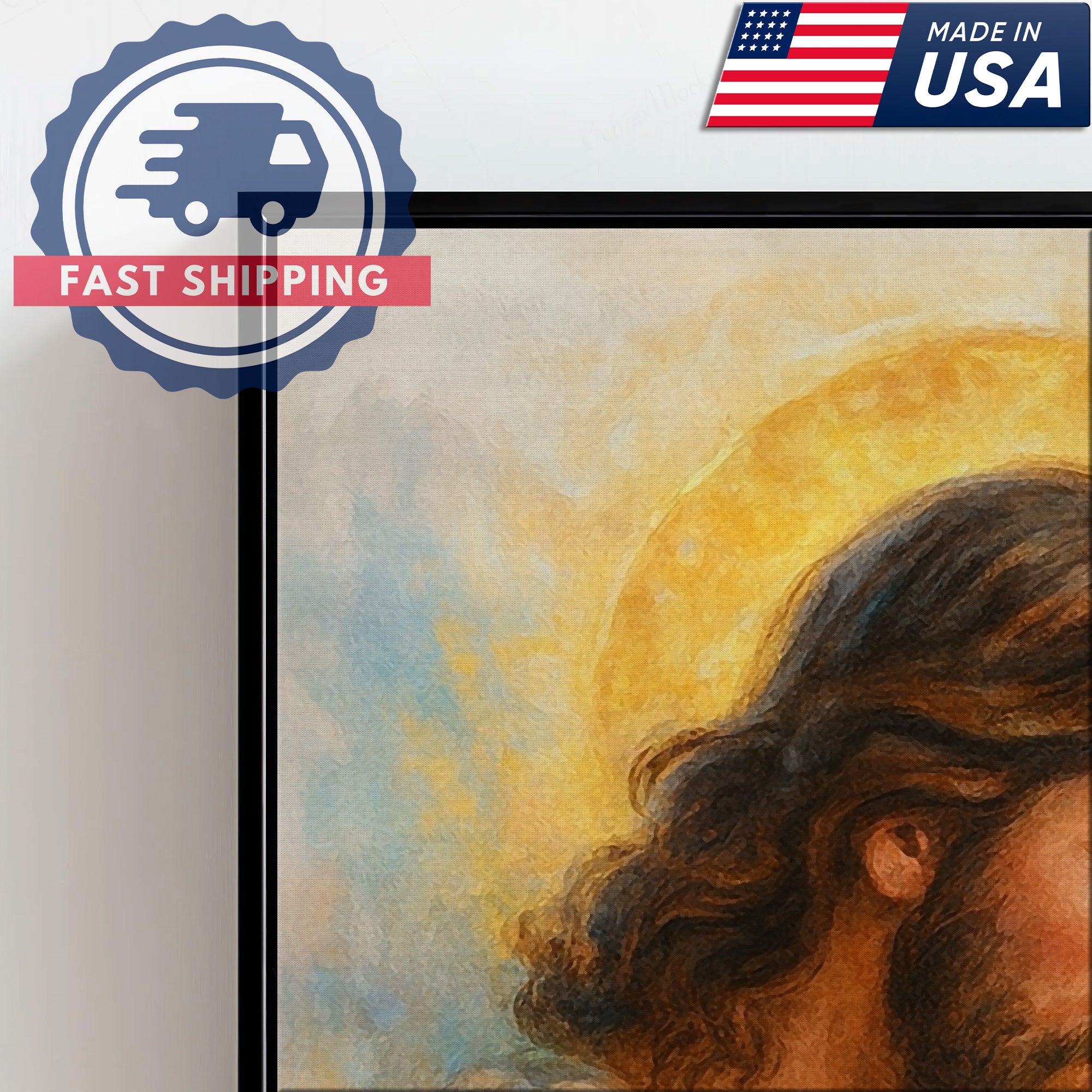Christian Nurse Canvas, Religious Healthcare Wall Decor, Healing Hand of God, RN LPN CNA Gift