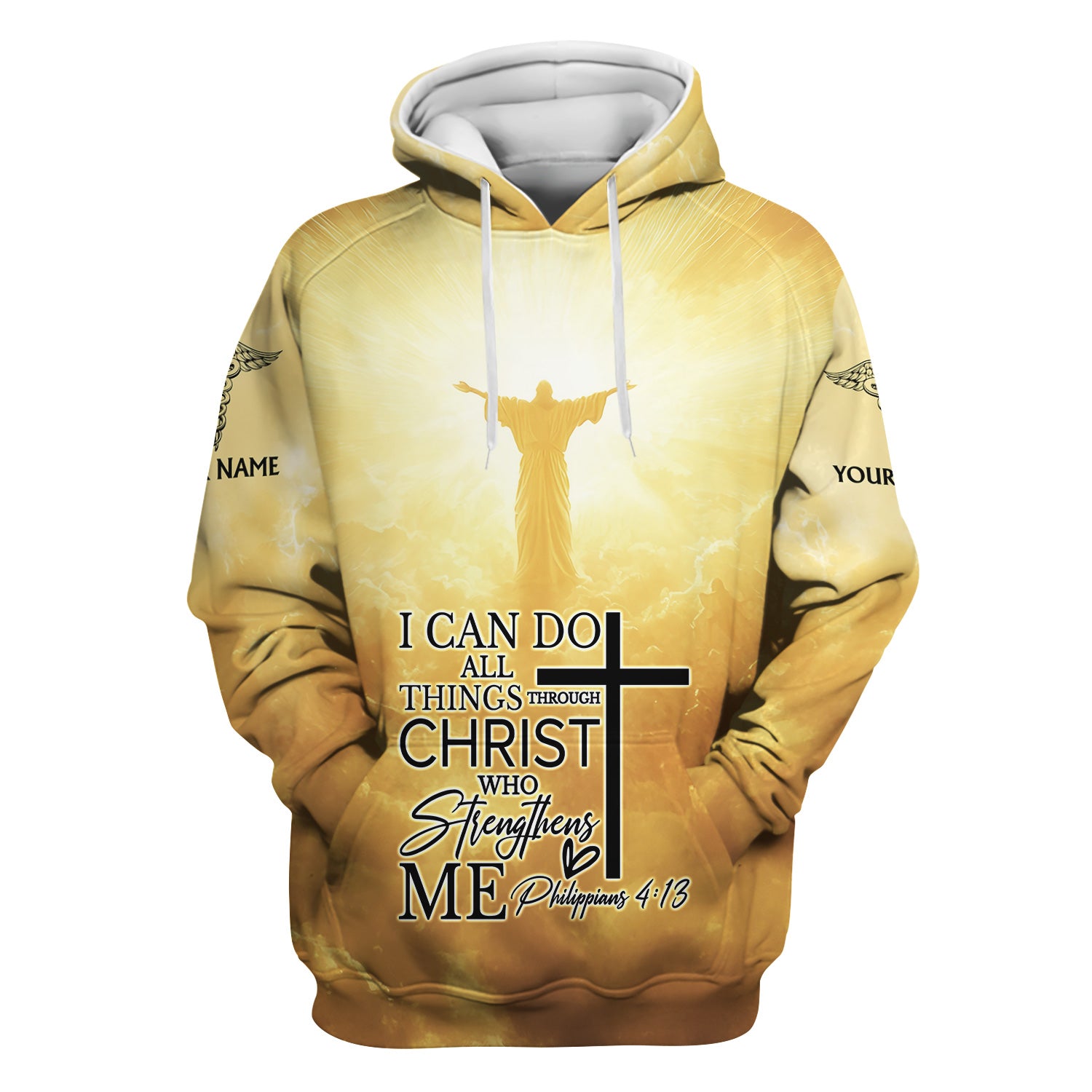 Personalized Nursing Faith Shirt for Women - Bible Verse All Things Through Christ - RN LPN CNA ER Gift