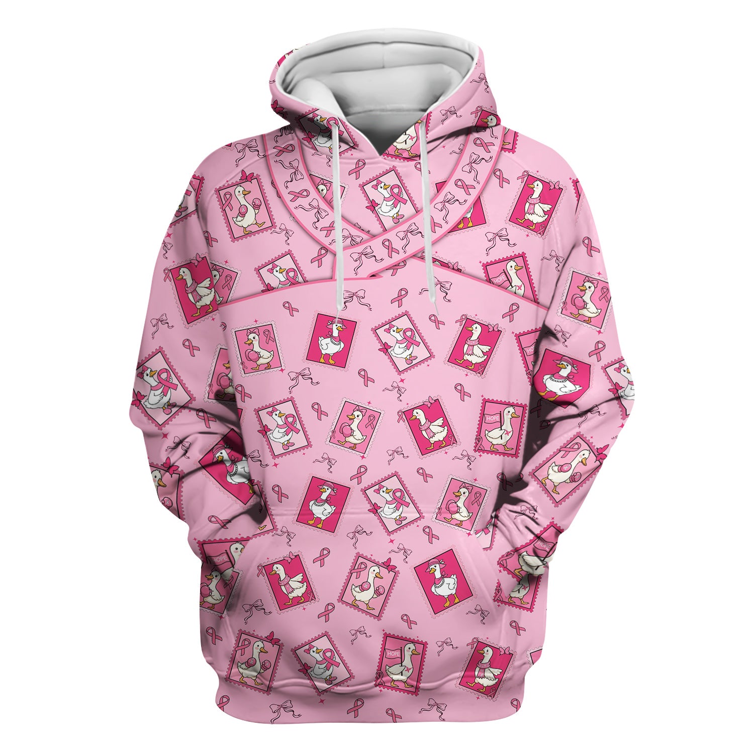 Breast Cancer Awareness Shirt - Funny Goose & Pink Ribbon Design - Gift for RN CNA LPN Healthcare Workers
