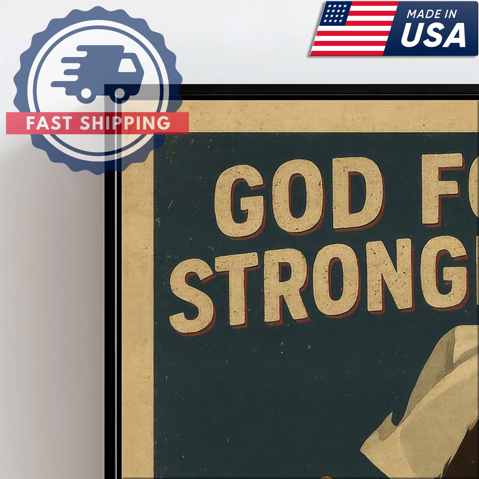 God Found The Strongest Women And Made Them Nurses Canvas, Christian Gift for RN LPN CNA