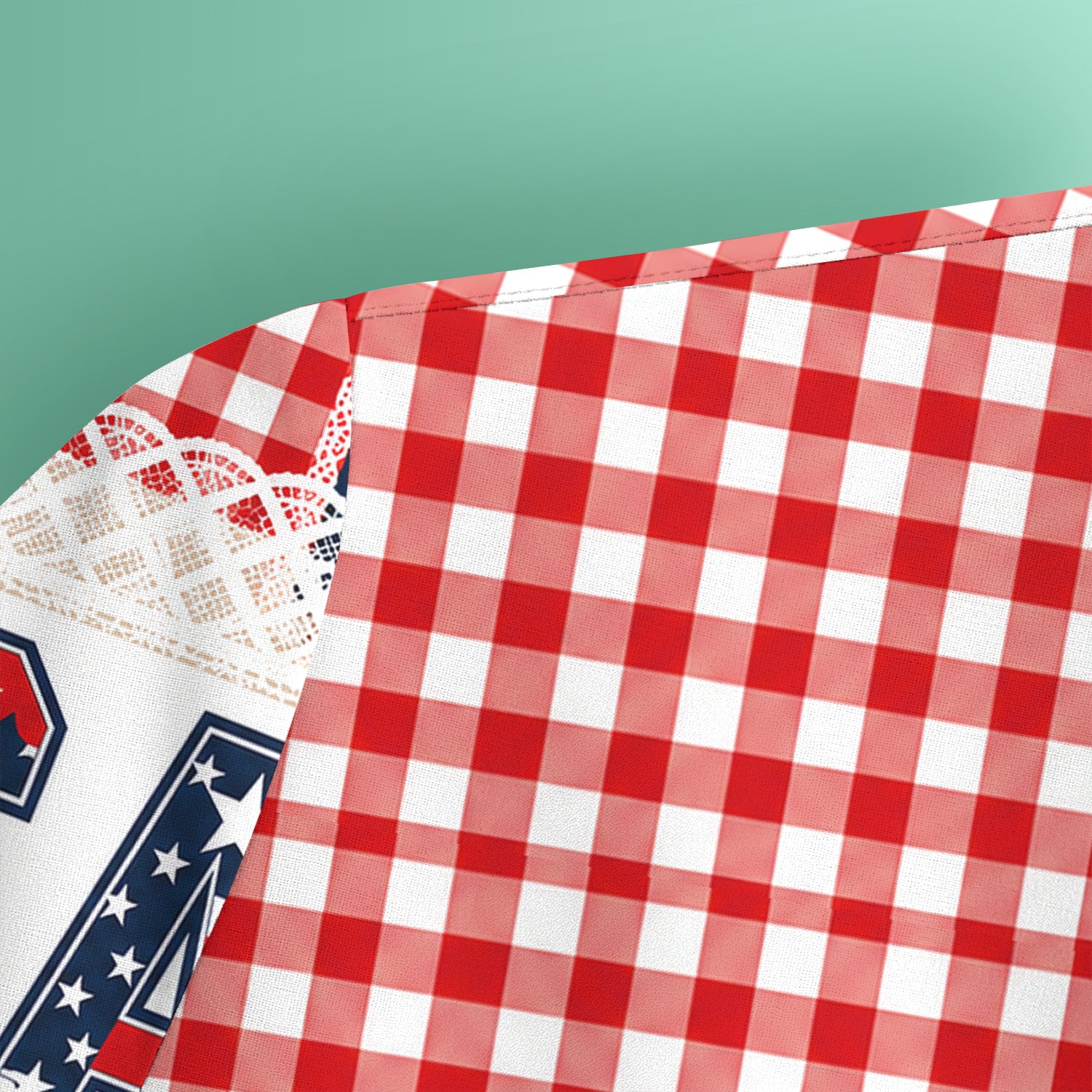 Patriotic Patchwork with USA Flag Pattern Scrub Top, Comfortable Scrubs for Nurses