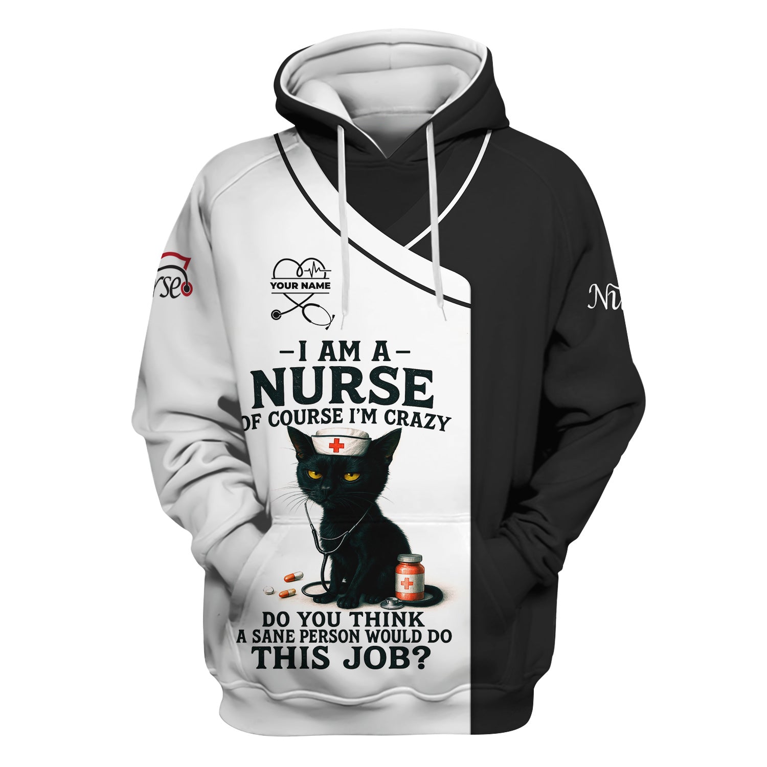 Personalized Funny Nurse T-Shirt - Gift Ideas for Nurses - Women’s CNA Shirts With Custom Name