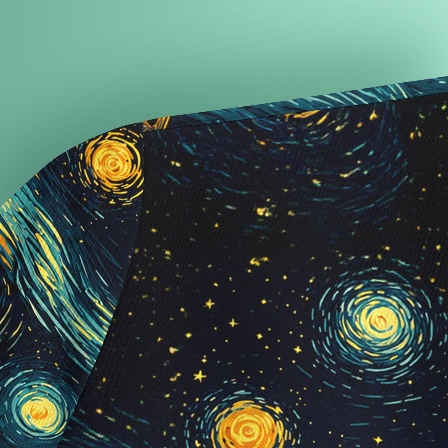 Starry Moonlit Black Cat Scrub Top, Comfortable Scrubs for Nurses
