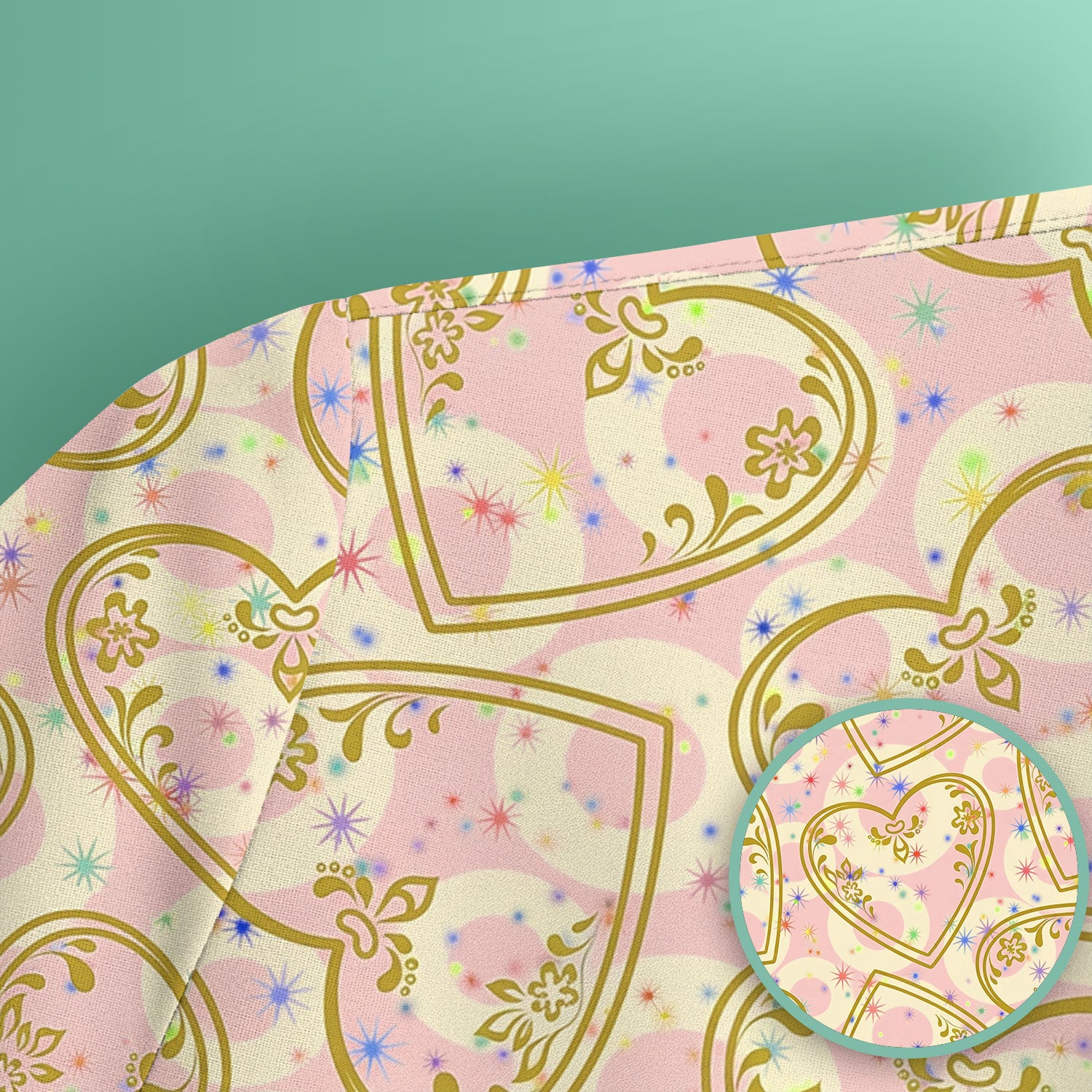 Valentine Heart Scrub Top For Women, Hearts Pattern Nurse Shirt, Comfortable Scrubs For Nursing