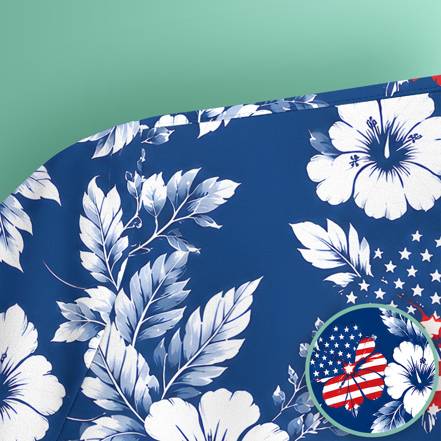 Patriotic Butterfly Floral Nurse for RN & CNA, American Flag Healthcare Workers Uniform Scrub Top, Comfortable Scrubs for Nurses