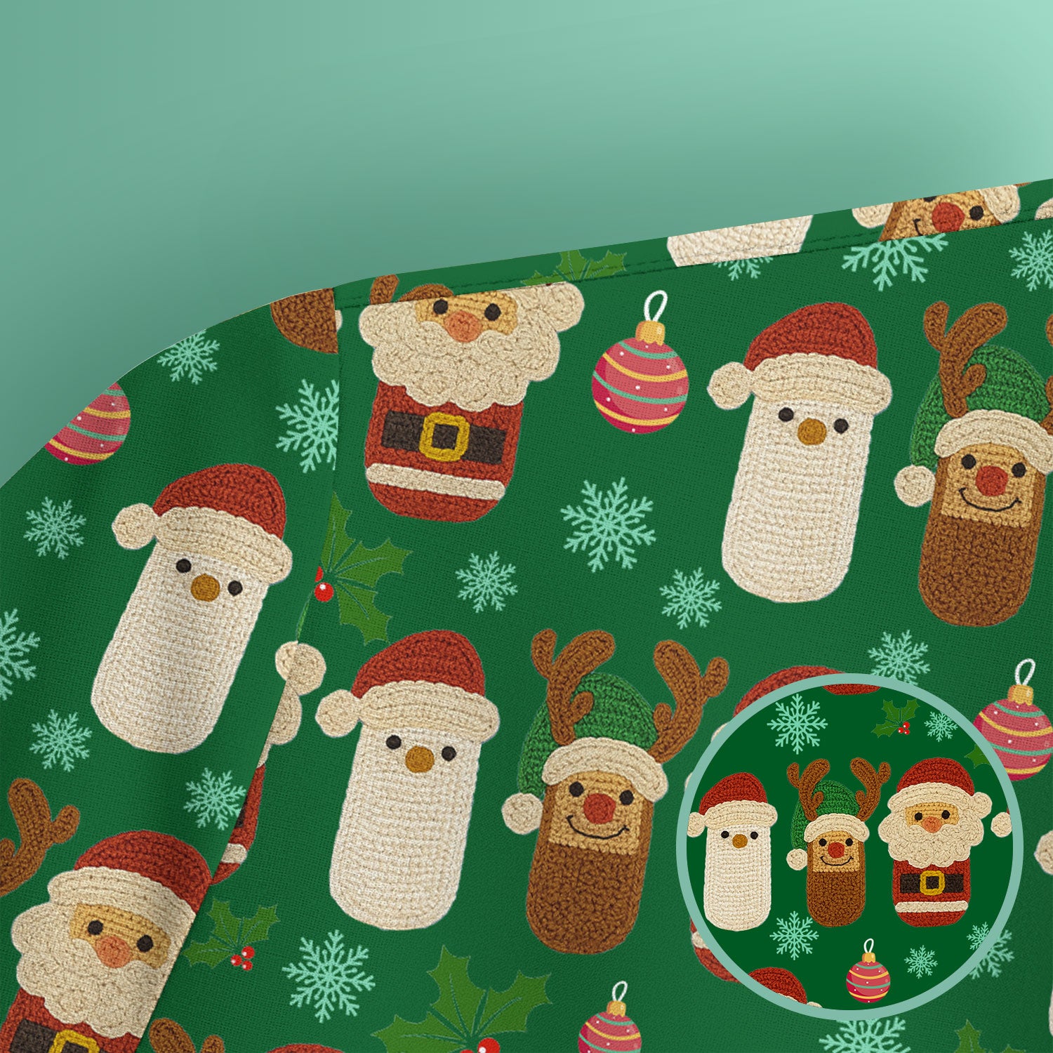 Christmas Santa Reindeer Snowman Scrub Top - Holiday Chill Pill Nurse Shirt - Funny Medical Uniform for Women