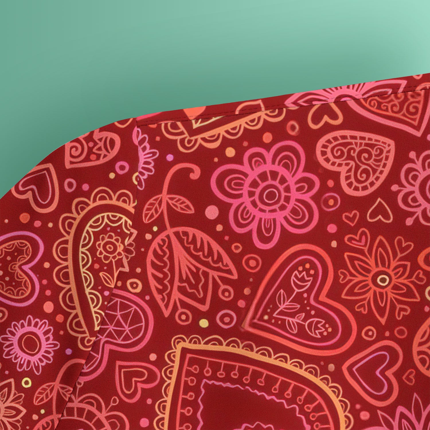 Valentine Heart Nurse Scrub Top, Cute Nursing Pattern Shirt, Breathable Fabrics Nursing Uniform