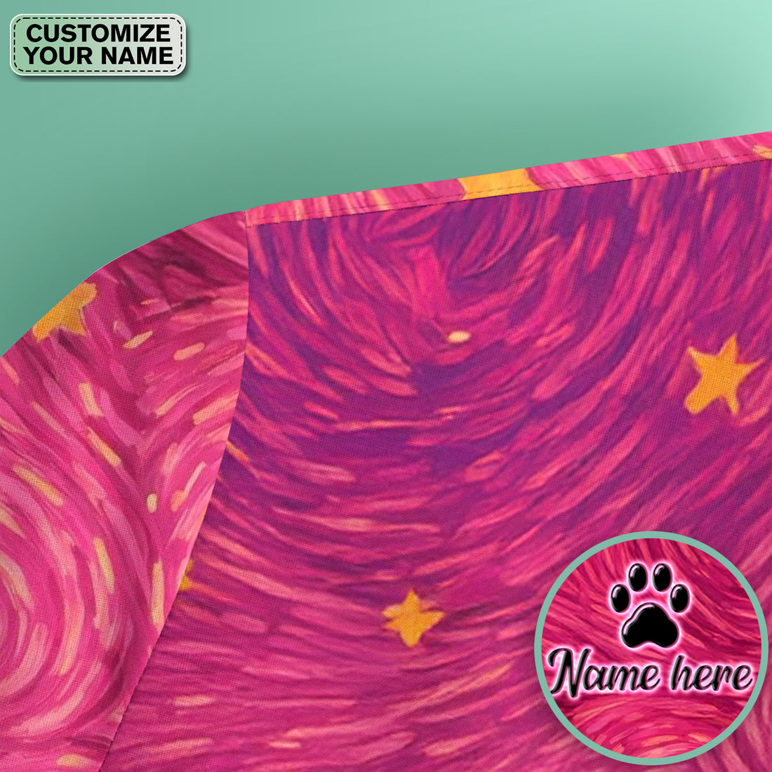 Personalized Black Cat Galaxy Star Swirl Pattern Scrub Top, Comfortable Scrubs for Nurses