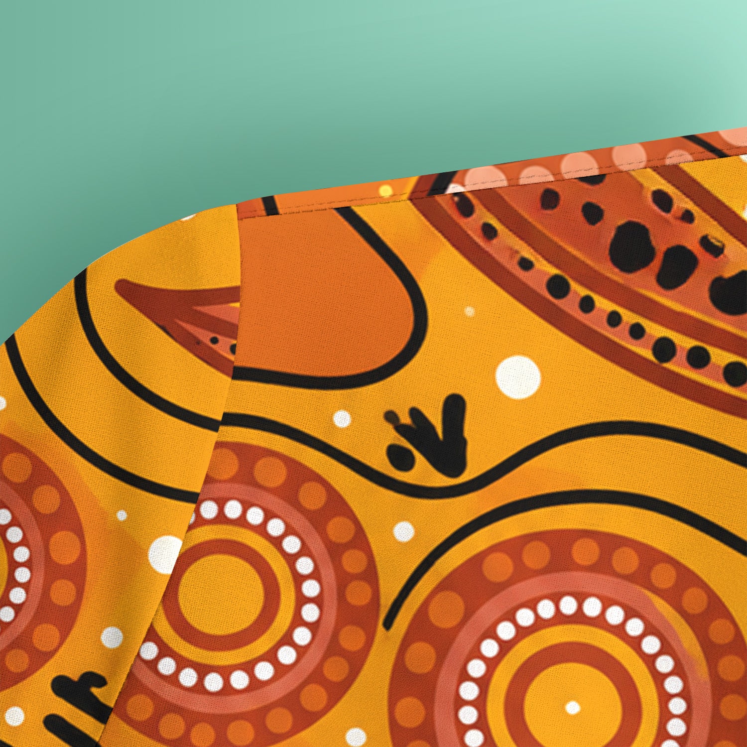 Australian Aboriginal Wombat Family Art Pattern Scrub Top, Comfortable Scrubs for Nurses