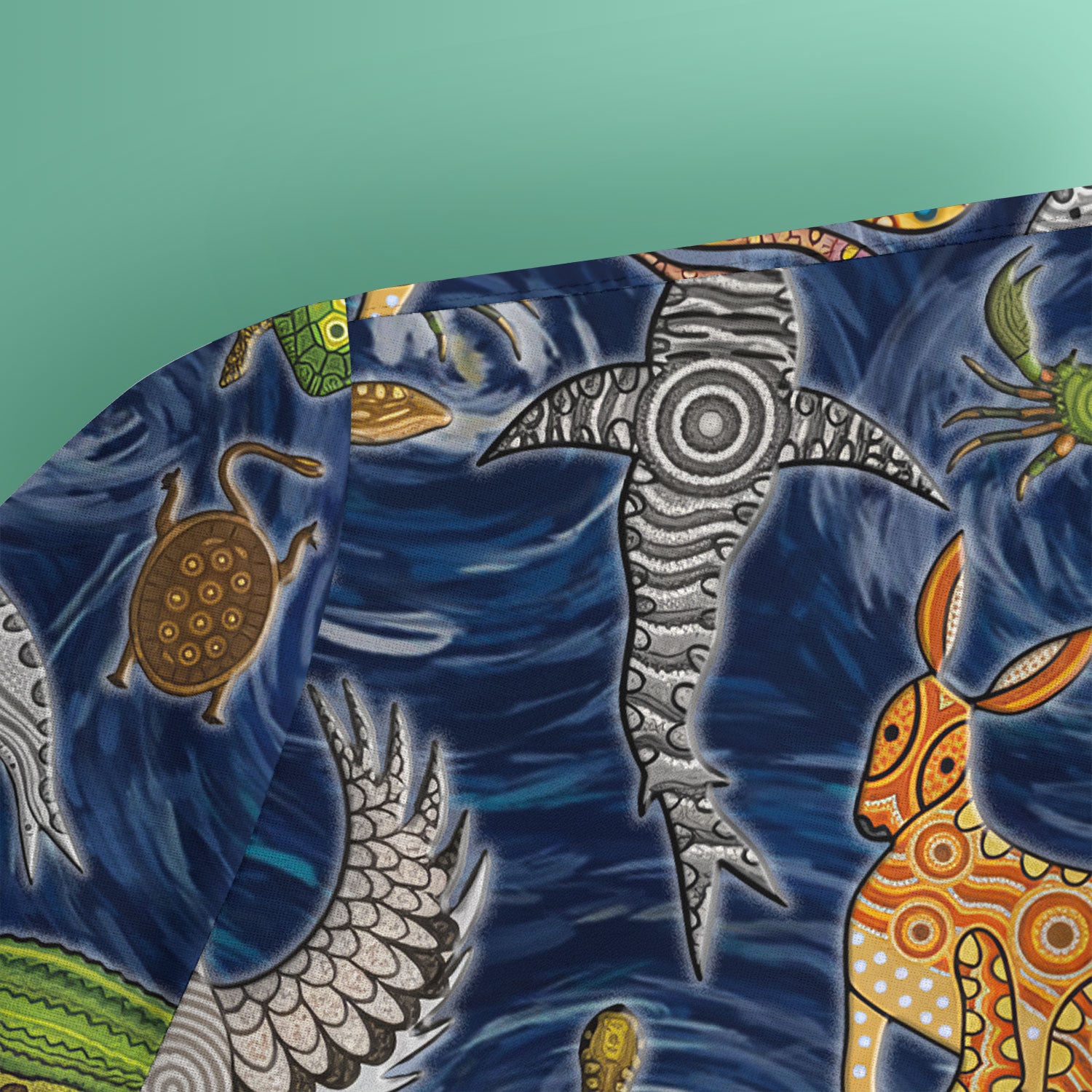 Crocodile Turtle Snake Animal Pattern Scrub Top, Comfortable Scrubs for Nurses