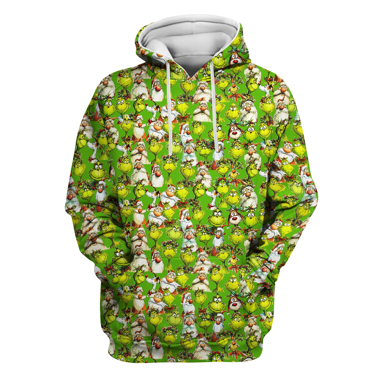 Grinch Nurse Scrub Shirt Multi Colors - Funny Cartoon Character Scrub Top - Christmas Holiday Nursing Workwear with Pockets