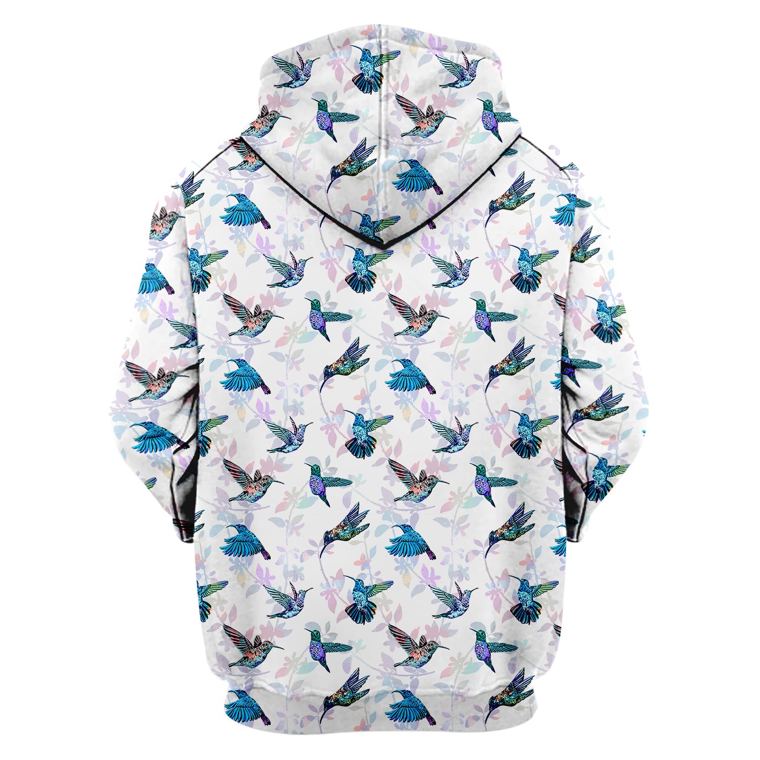 Cute Hummingbird Lover Shirt - All-Over Print Bird & Botanical Graphic Tee - Gift for RN LPN CNA