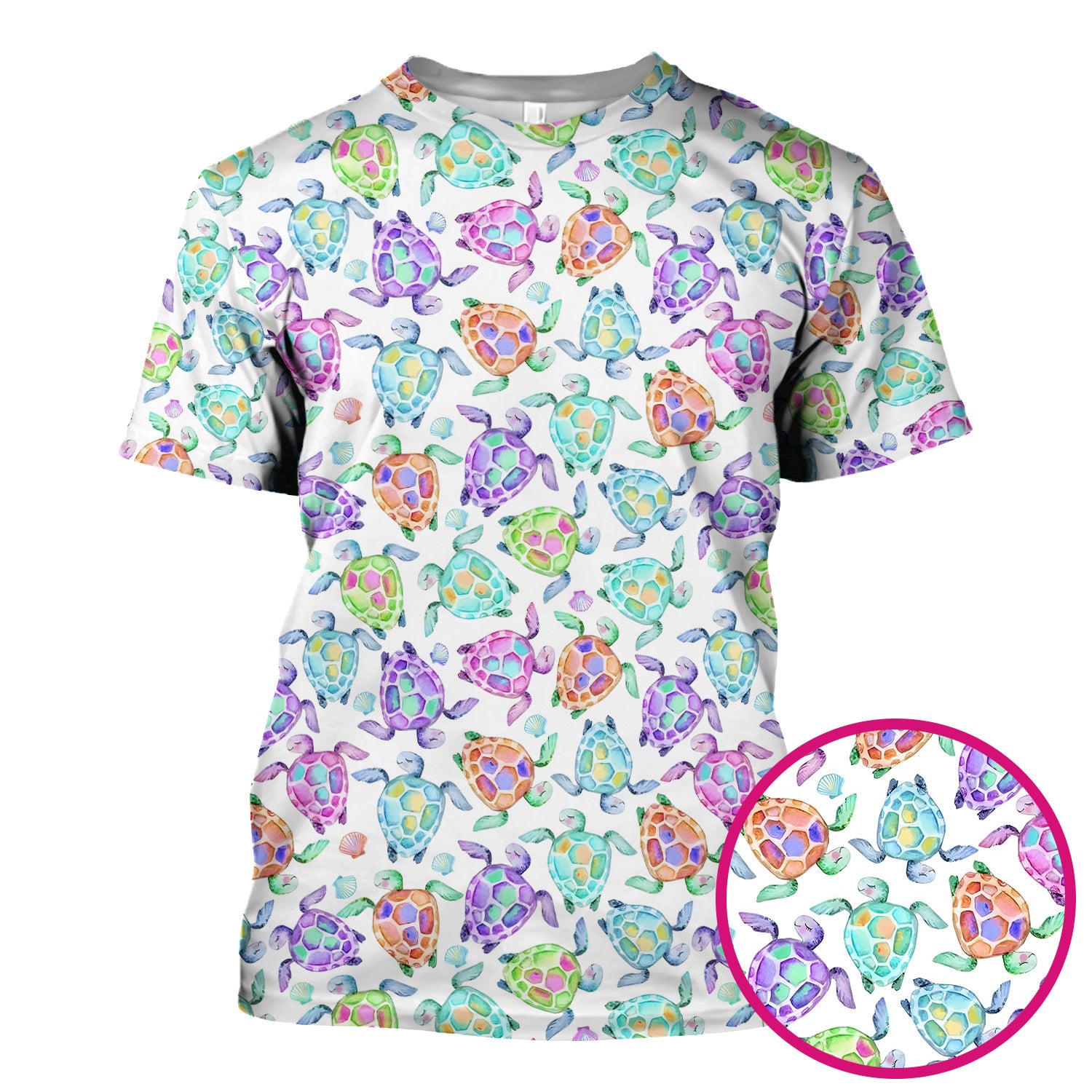 Potted Plant Orchid Cactus Pattern Scrub Top, Comfortable Scrubs for Nurses