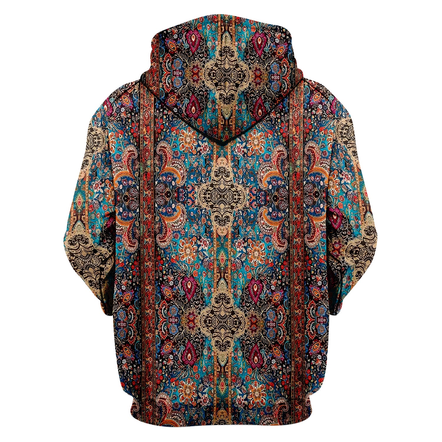 Artistic Bohemian Nurse Scrub Top - Colorful Tapestry & Boho Pattern Design - Thoughtful Gift for Women RN LPN & Healthcare Workers