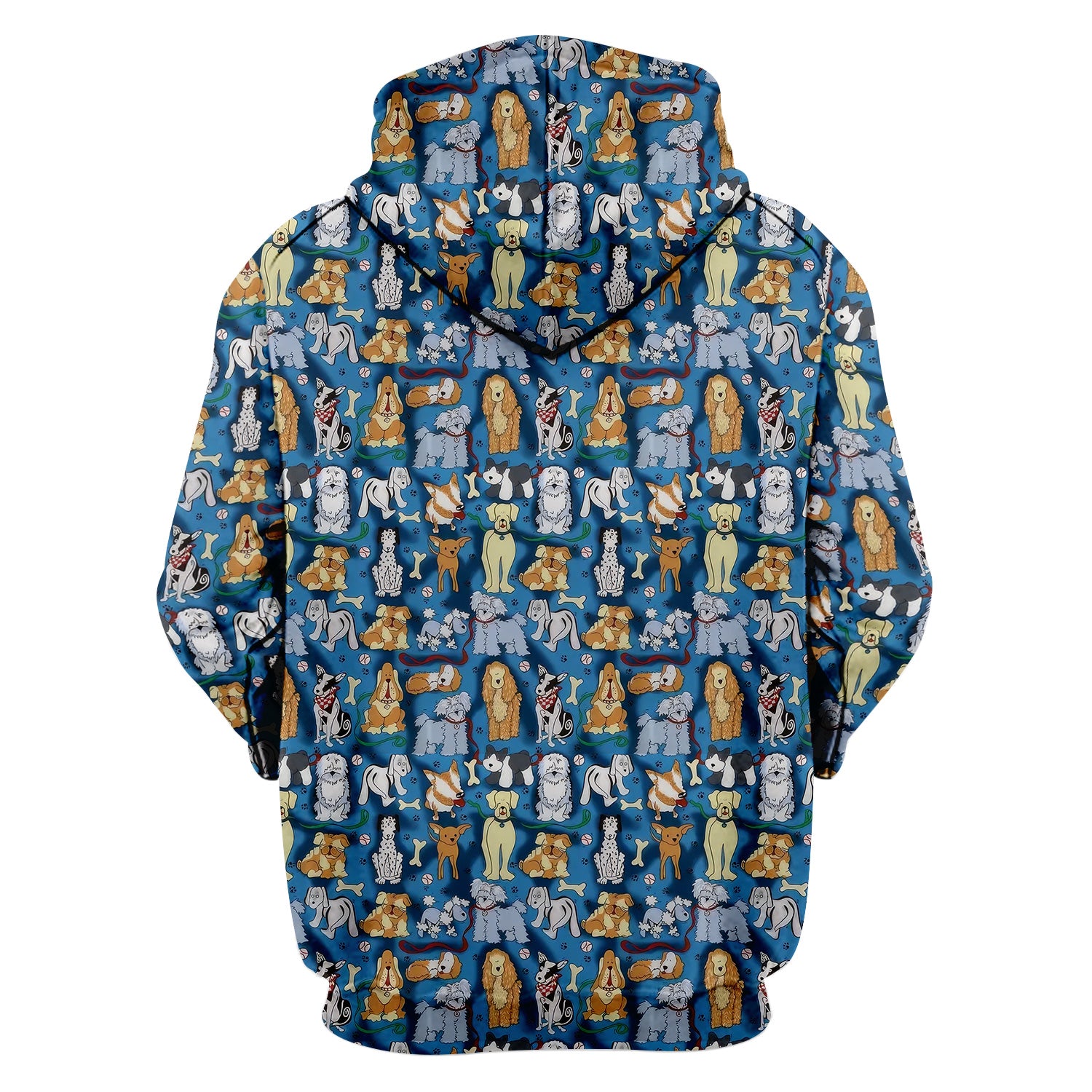 Funny Dog Lover Shirt - Cartoon Dog Breeds Pattern Design - Gift for RN LPN CNA Women Healthcare Staff