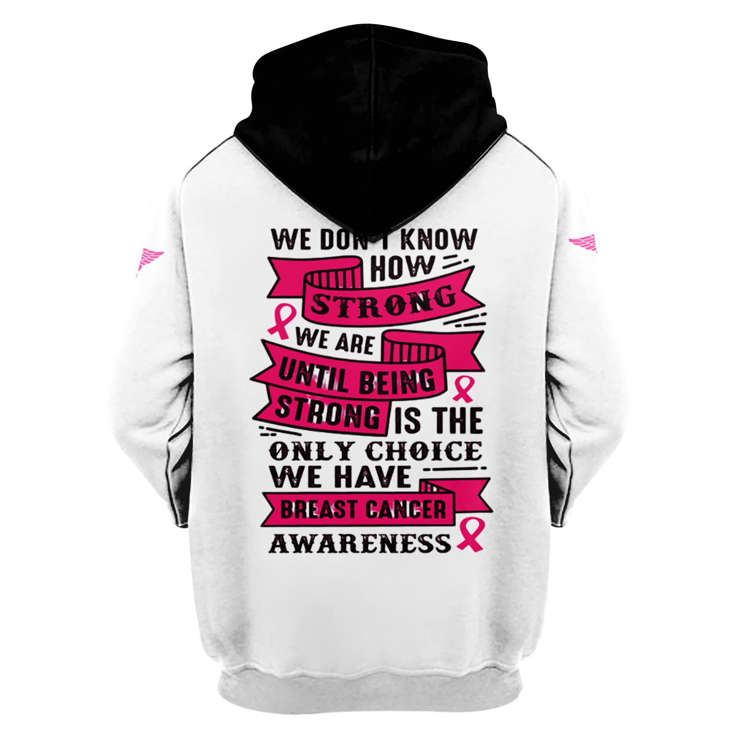 Custom Breast Cancer Warrior Shirt - Pink Ribbon Cross & Being Strong Is The Only Choice Tee - Gift for Women RN, LPN, CNA