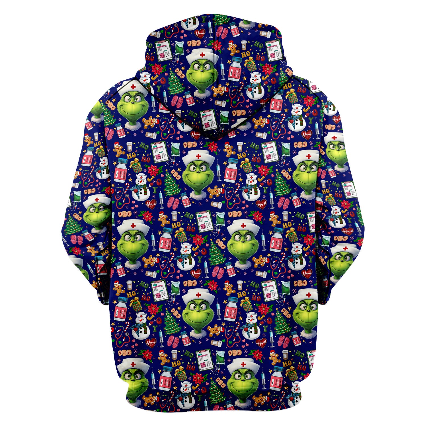 Christmas Nurse Scrub Top - Funny Grinch Medical Top for Women - Multiple Colors Gift for CNA RN LPN